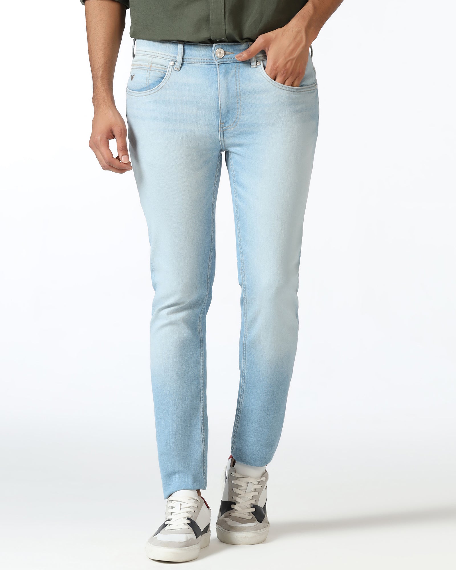Indigo Superflex Slim Fit Jeans - Ron