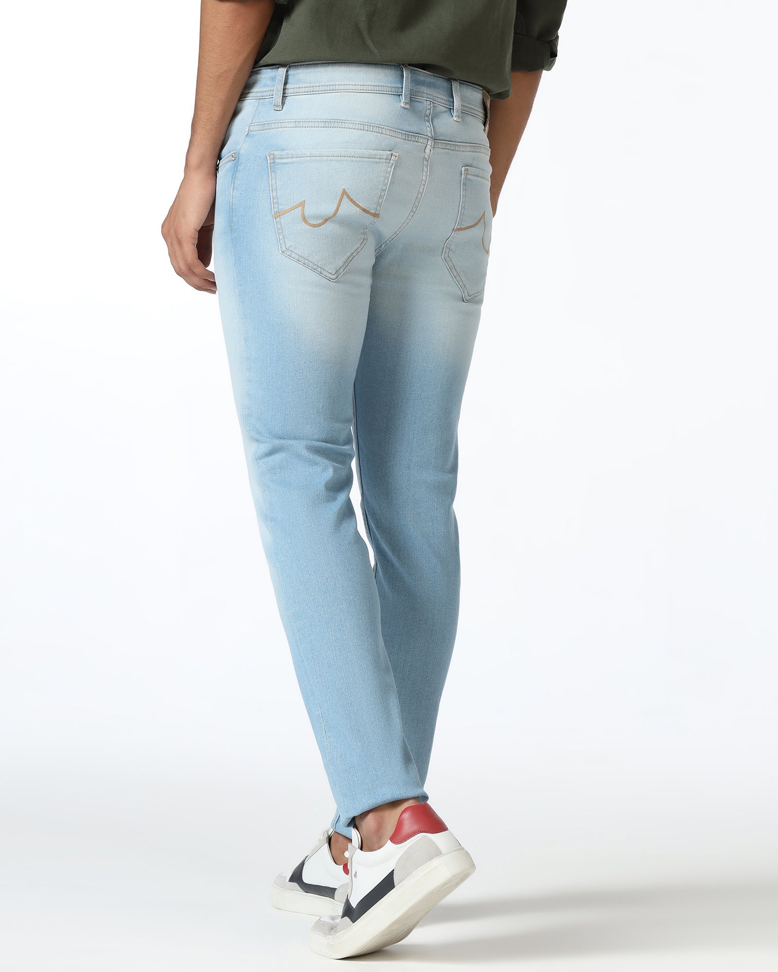 Indigo Superflex Slim Fit Jeans - Ron