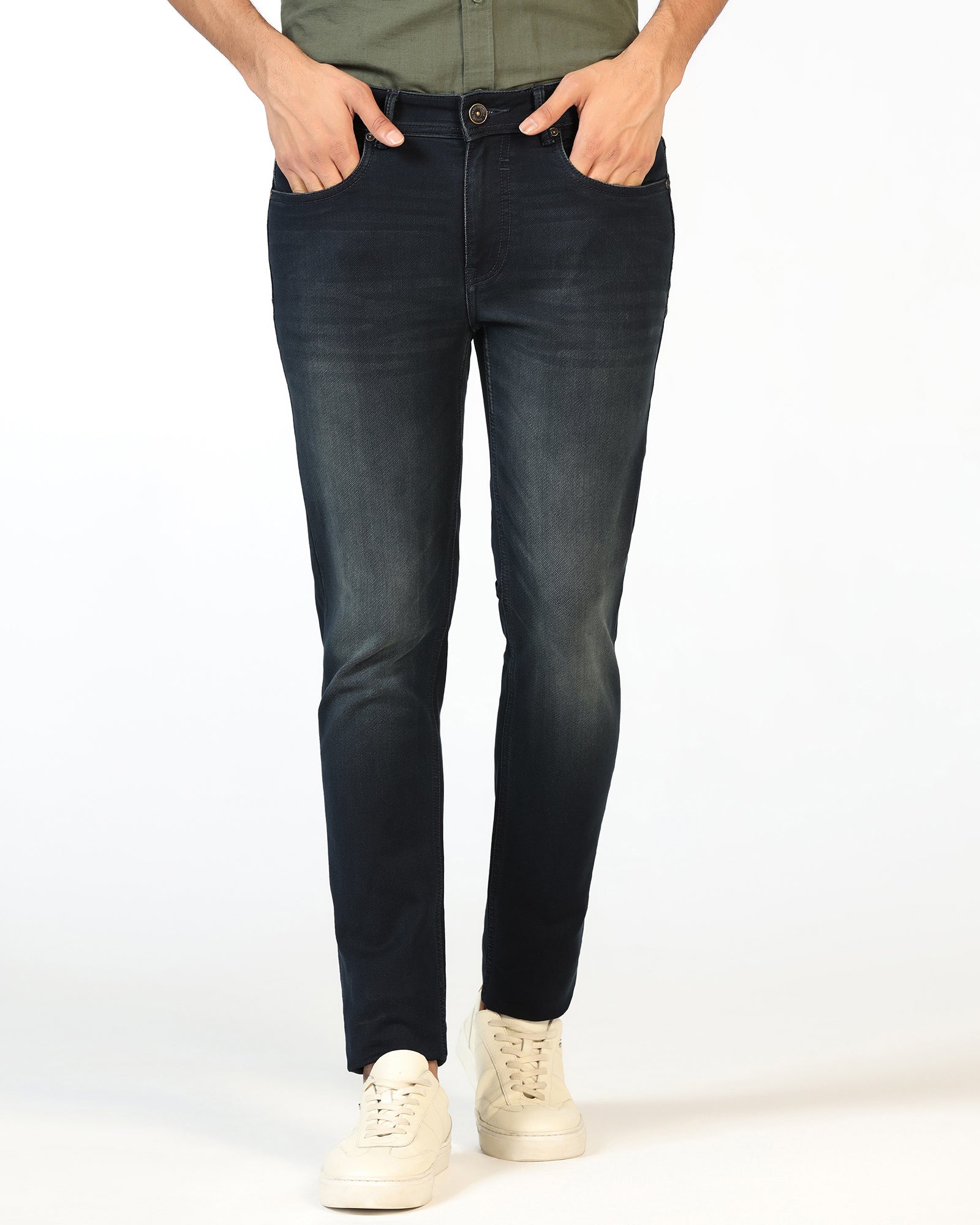 Indigo Ultrasoft Slim Fit Jeans - Steve