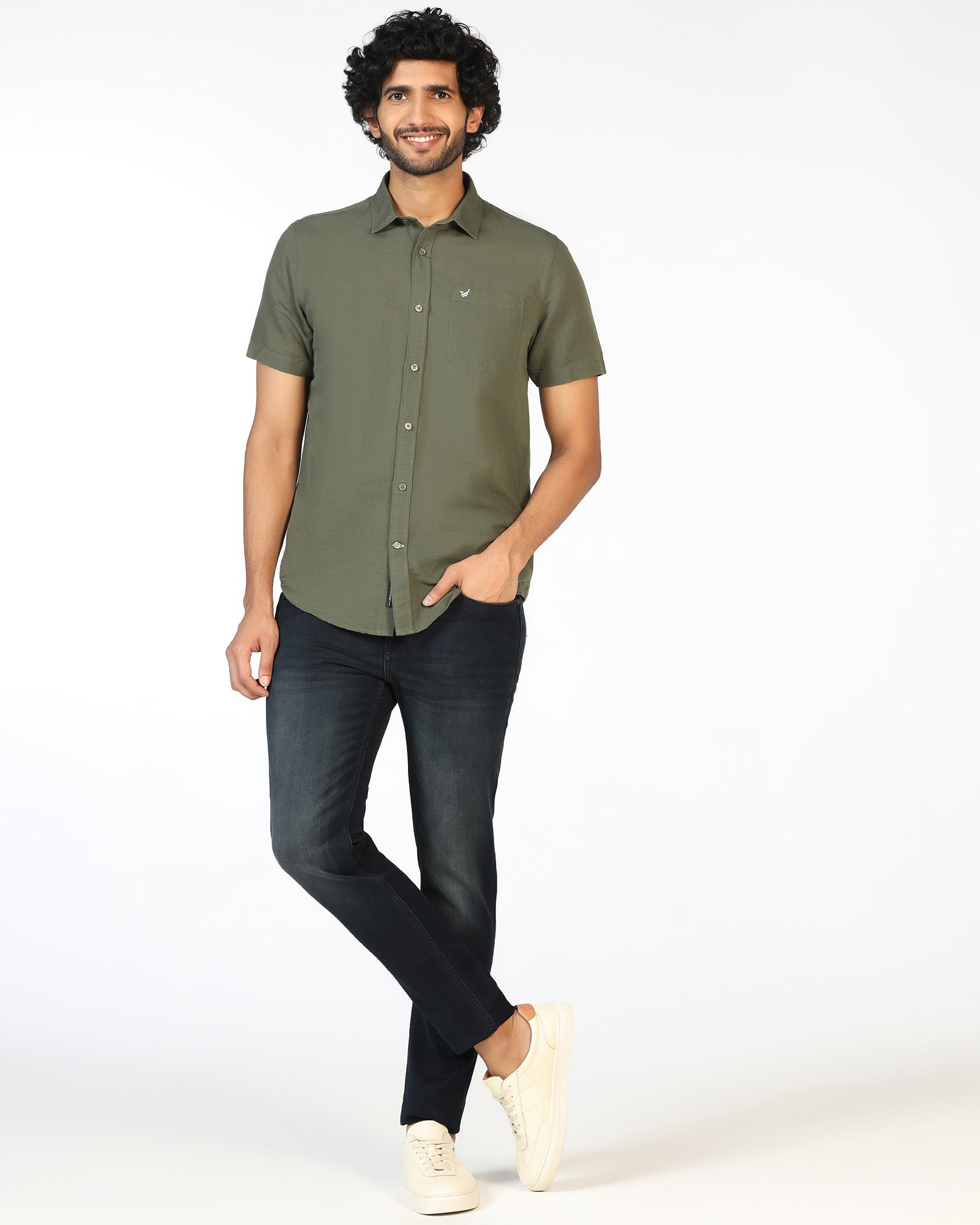 Indigo Ultrasoft Slim Fit Jeans - Steve