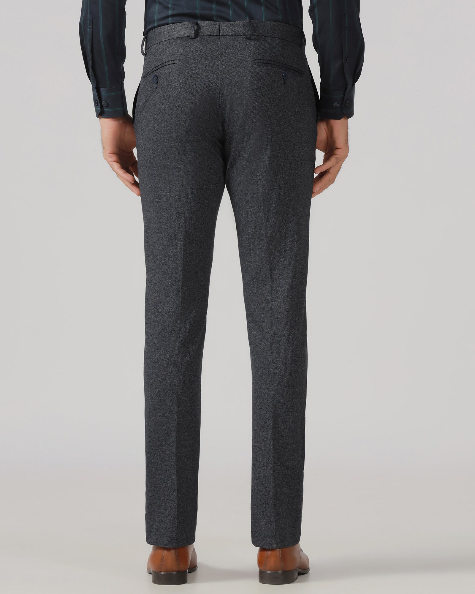 Indigo Solid Trouser - Chardonnay