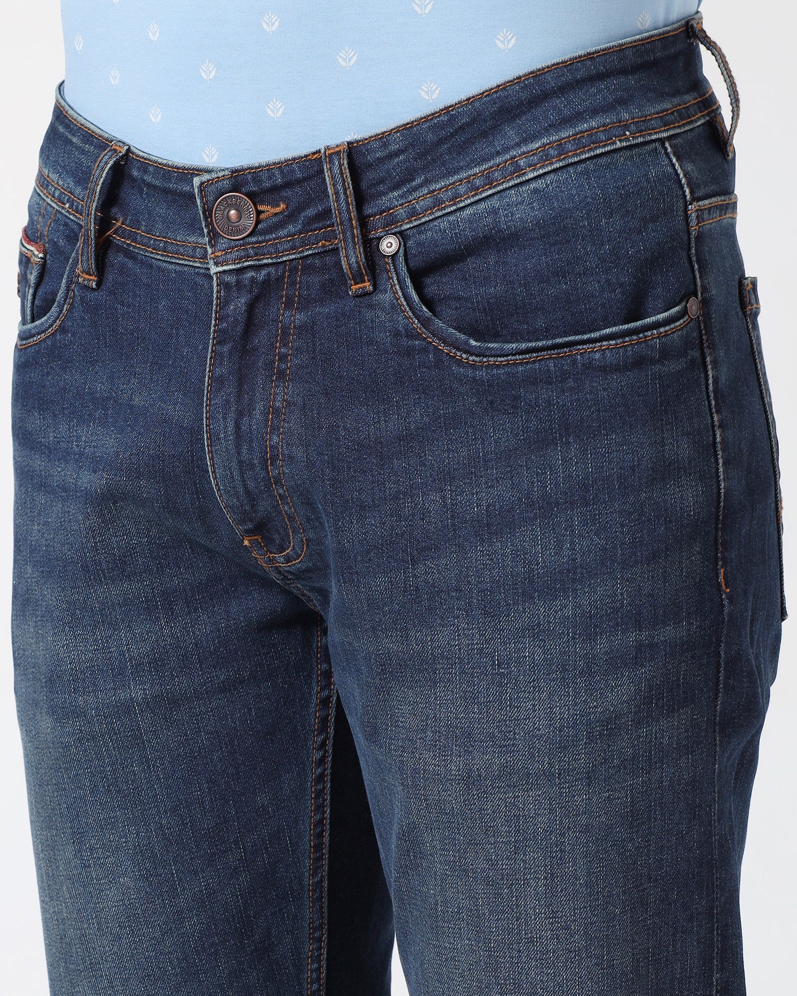 Indigo Super Clean Slim Comfort Jeans - Luke