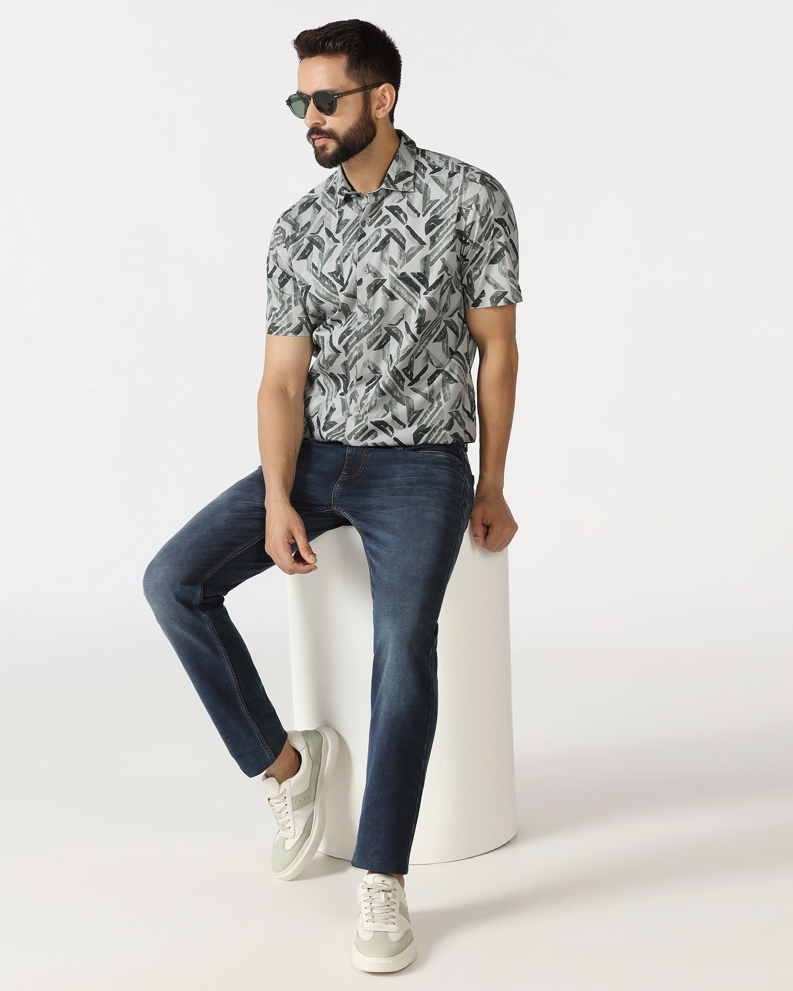 Indigo Super Clean Slim Fit Jeans - Rios