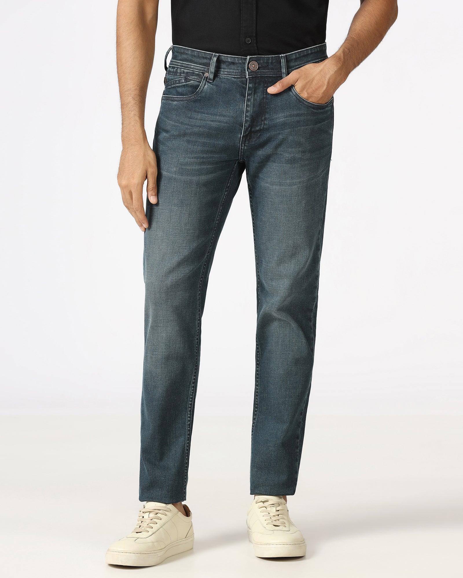 Indigo Super Clean Slim Fit Jeans - Zoe