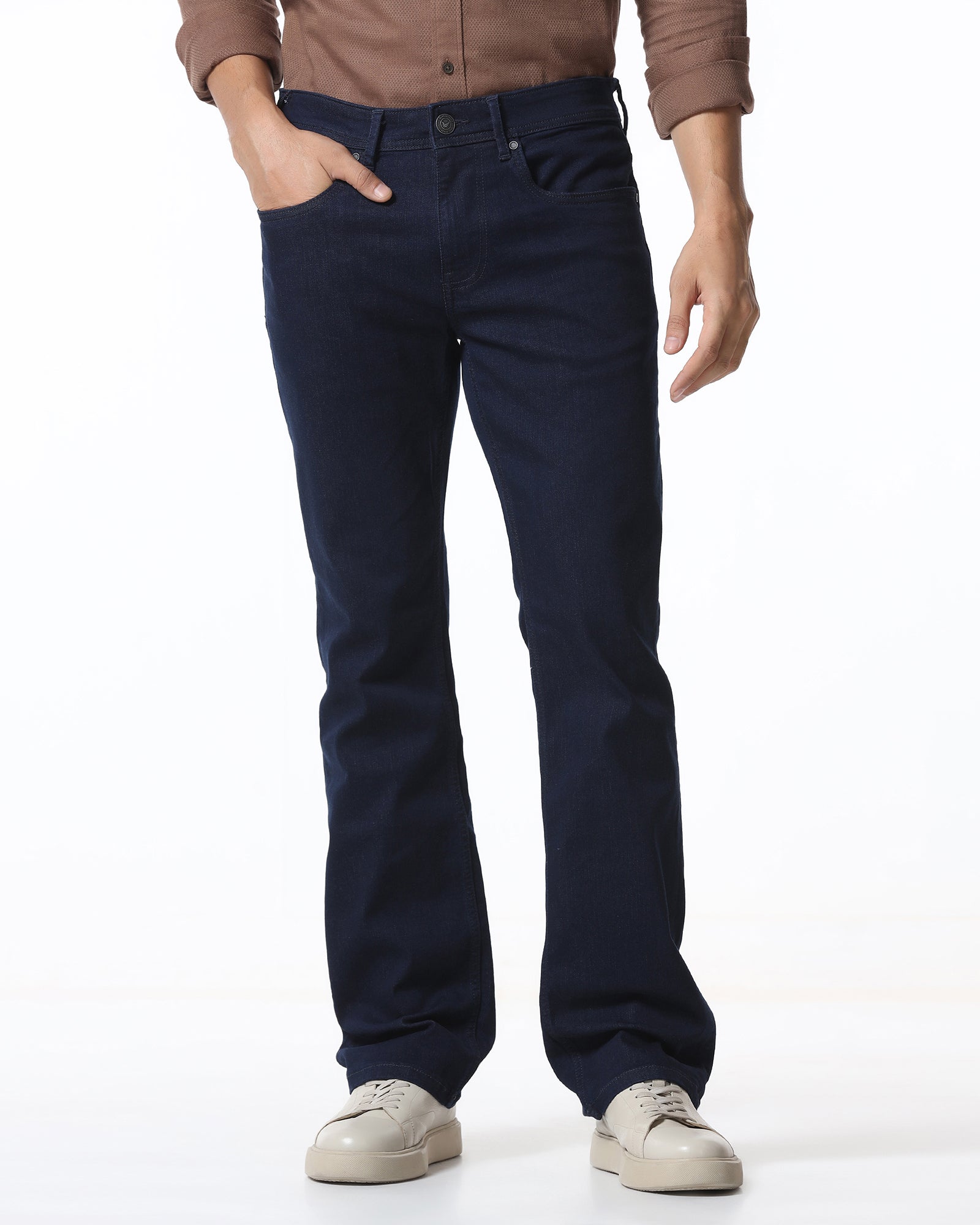 Indigo Super Clean Straight Comfort Jeans - Lance