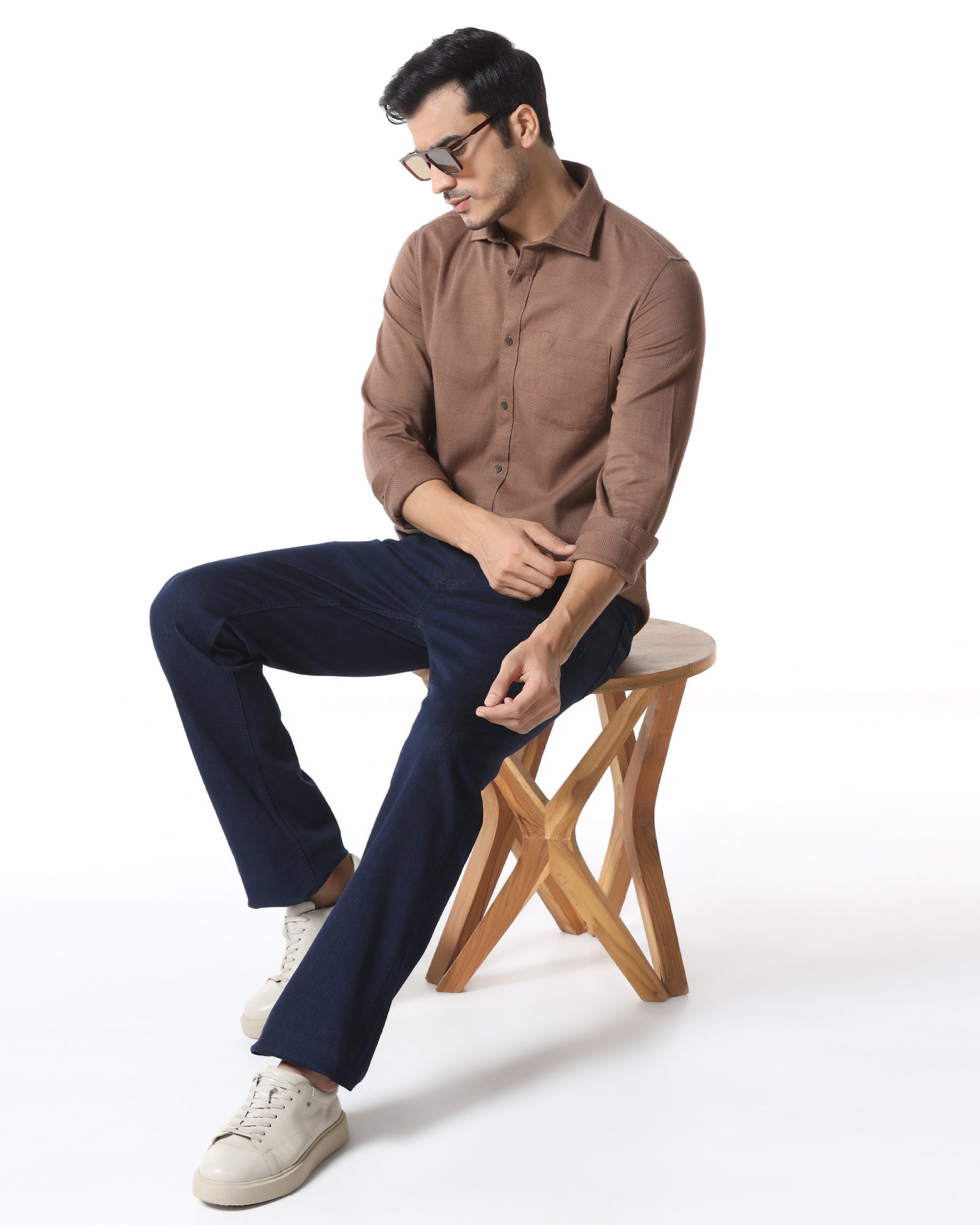 Indigo Super Clean Straight Comfort Jeans - Lance