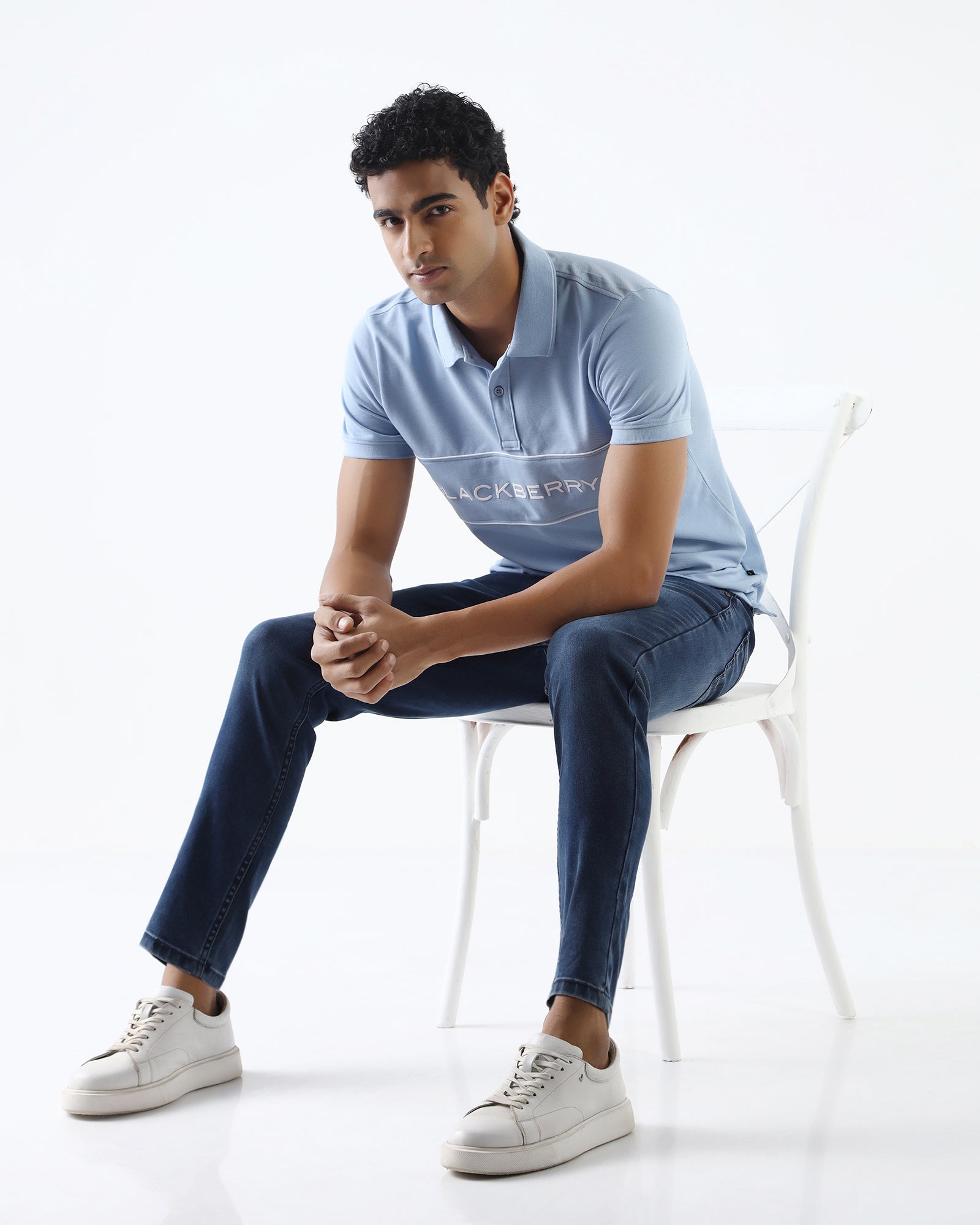 Indigo Superflex Skinny Cropped Jeans - Antoine