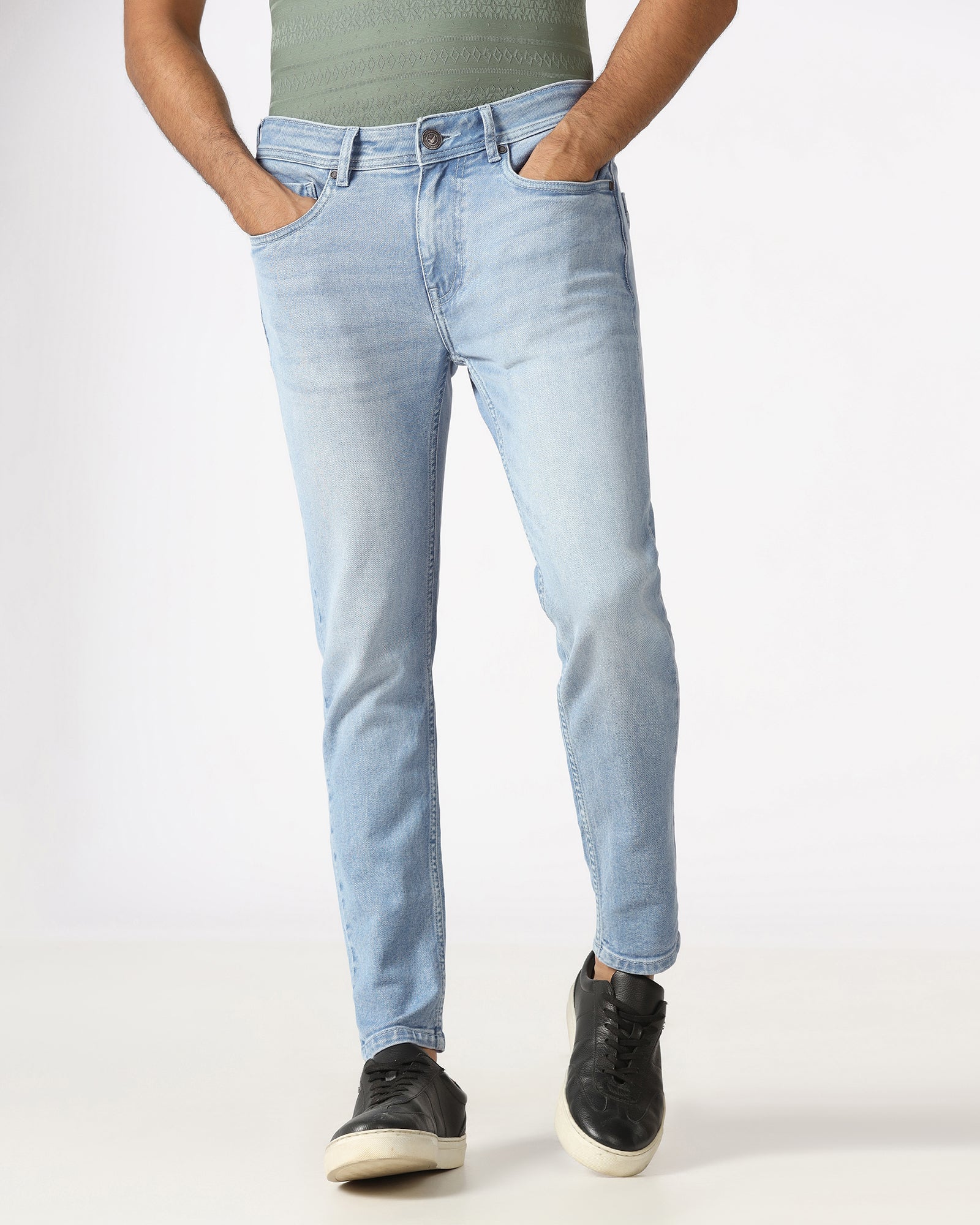 Indigo Superflex Skinny Cropped Jeans - Olivia