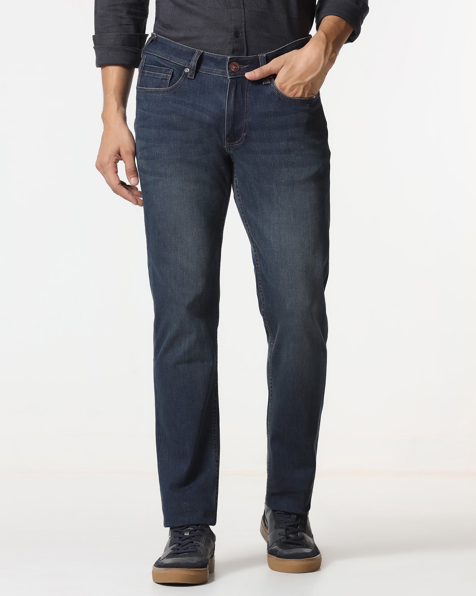Indigo Superflex Slim Comfort Jeans - Violet