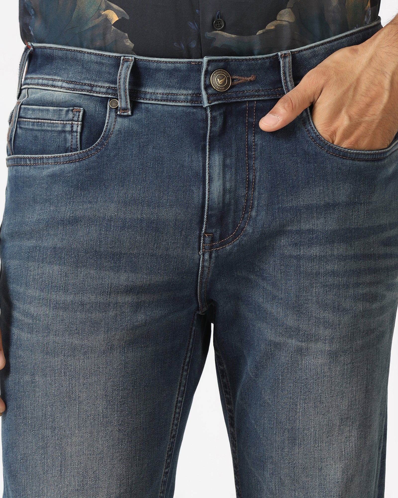 Indigo Superflex Slim Fit Jeans - Harper