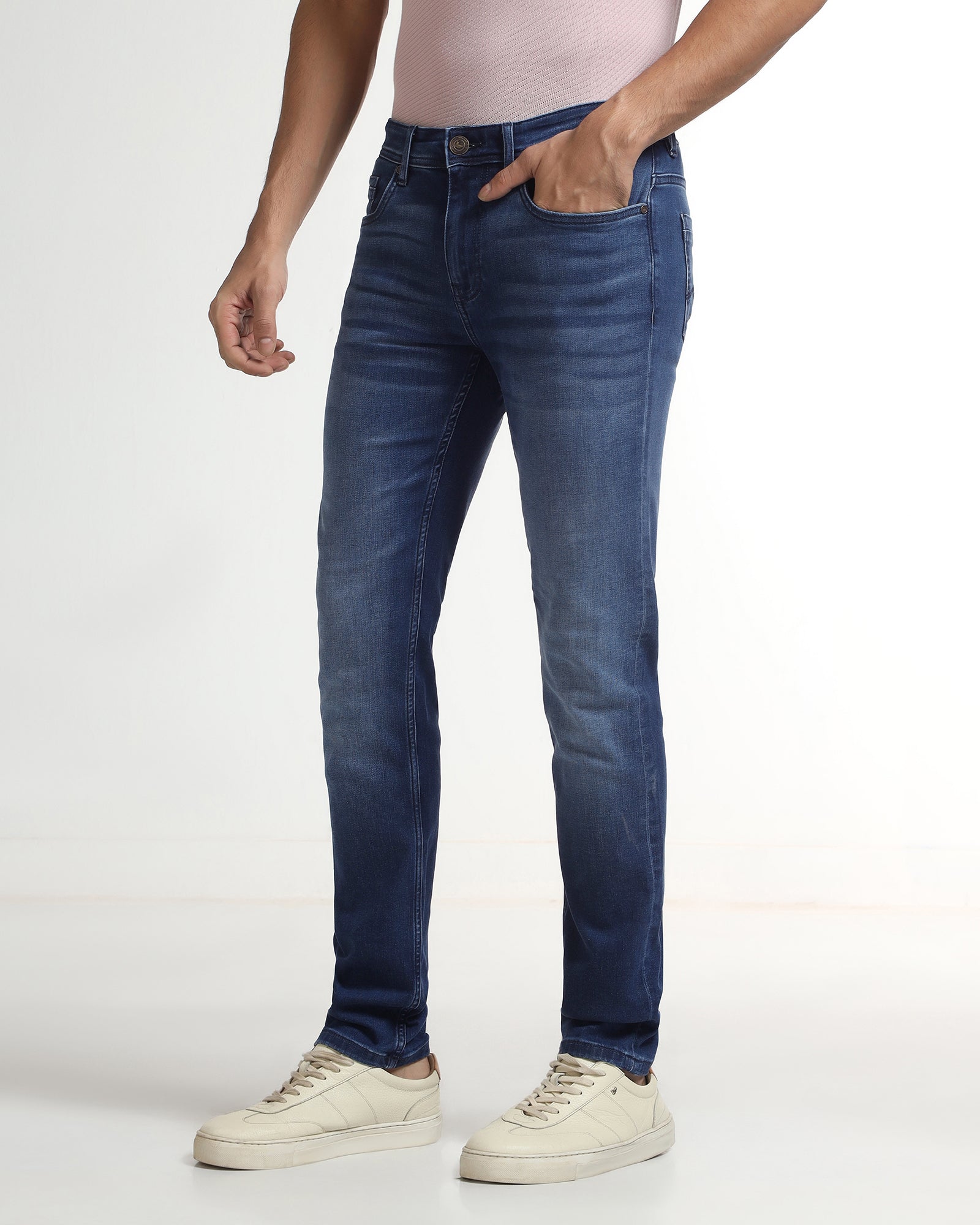 Indigo Superflex Slim Fit Jeans - Waltor