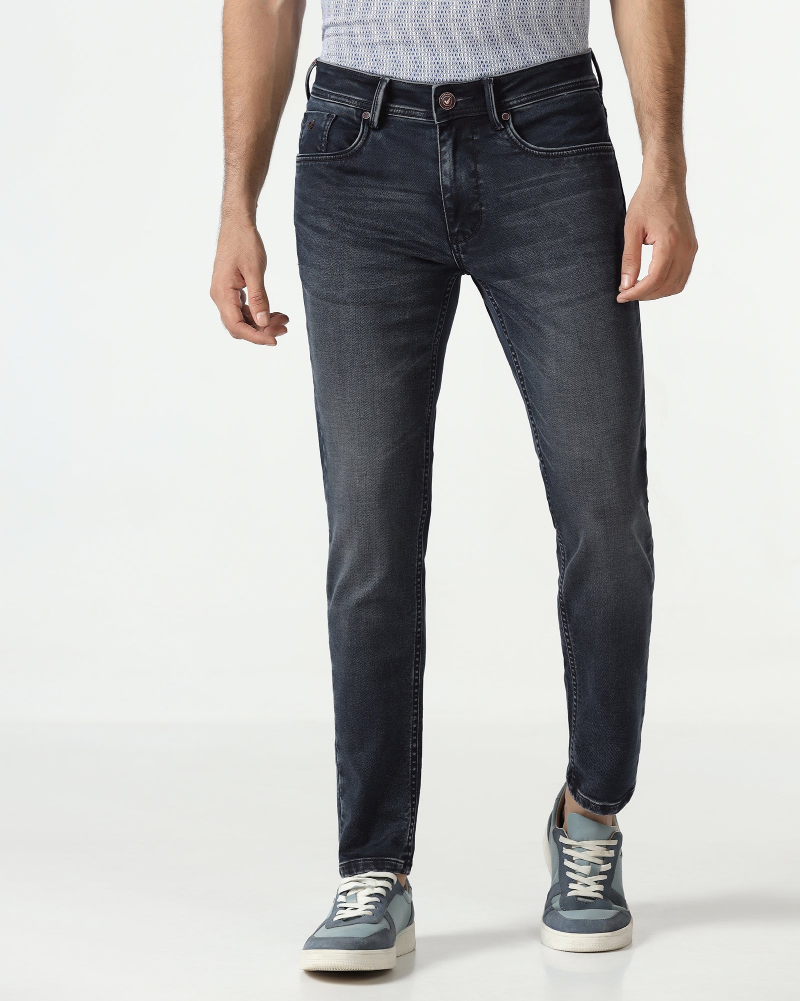 Indigo Ultrasoft Skinny Cropped Jeans - Ava