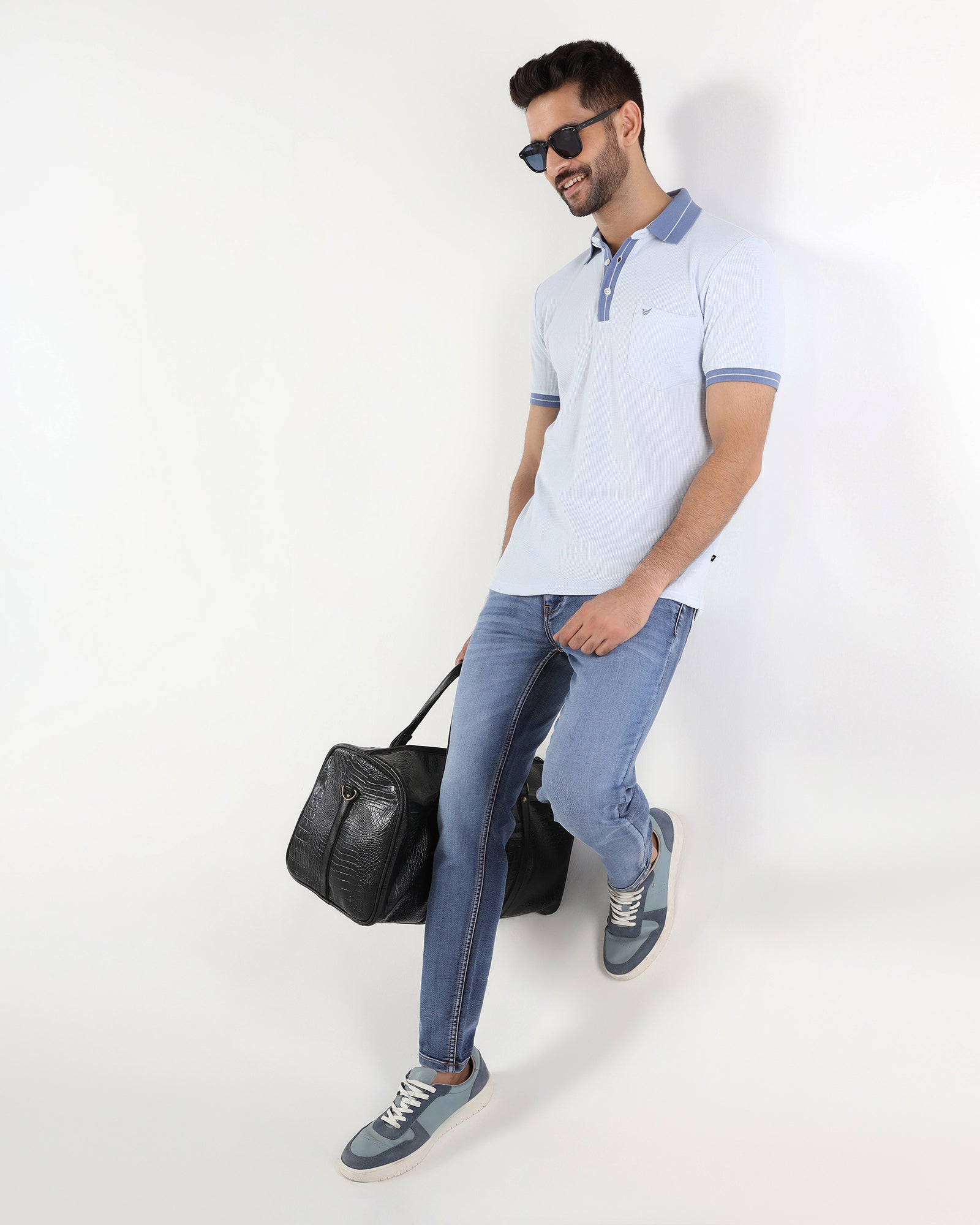 Indigo Ultrasoft Skinny Cropped Jeans - Rudolf