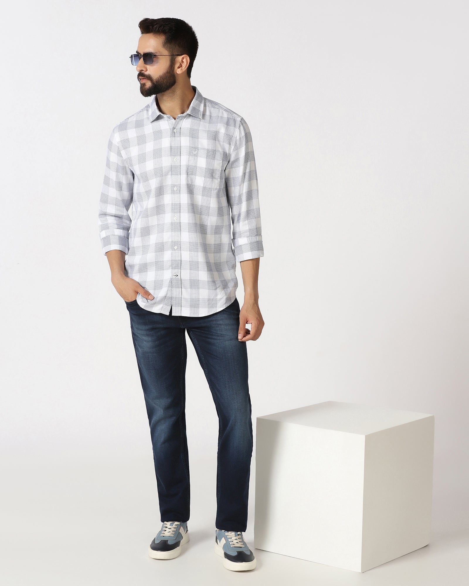 Indigo Ultrasoft Slim Comfort Jeans - Arne