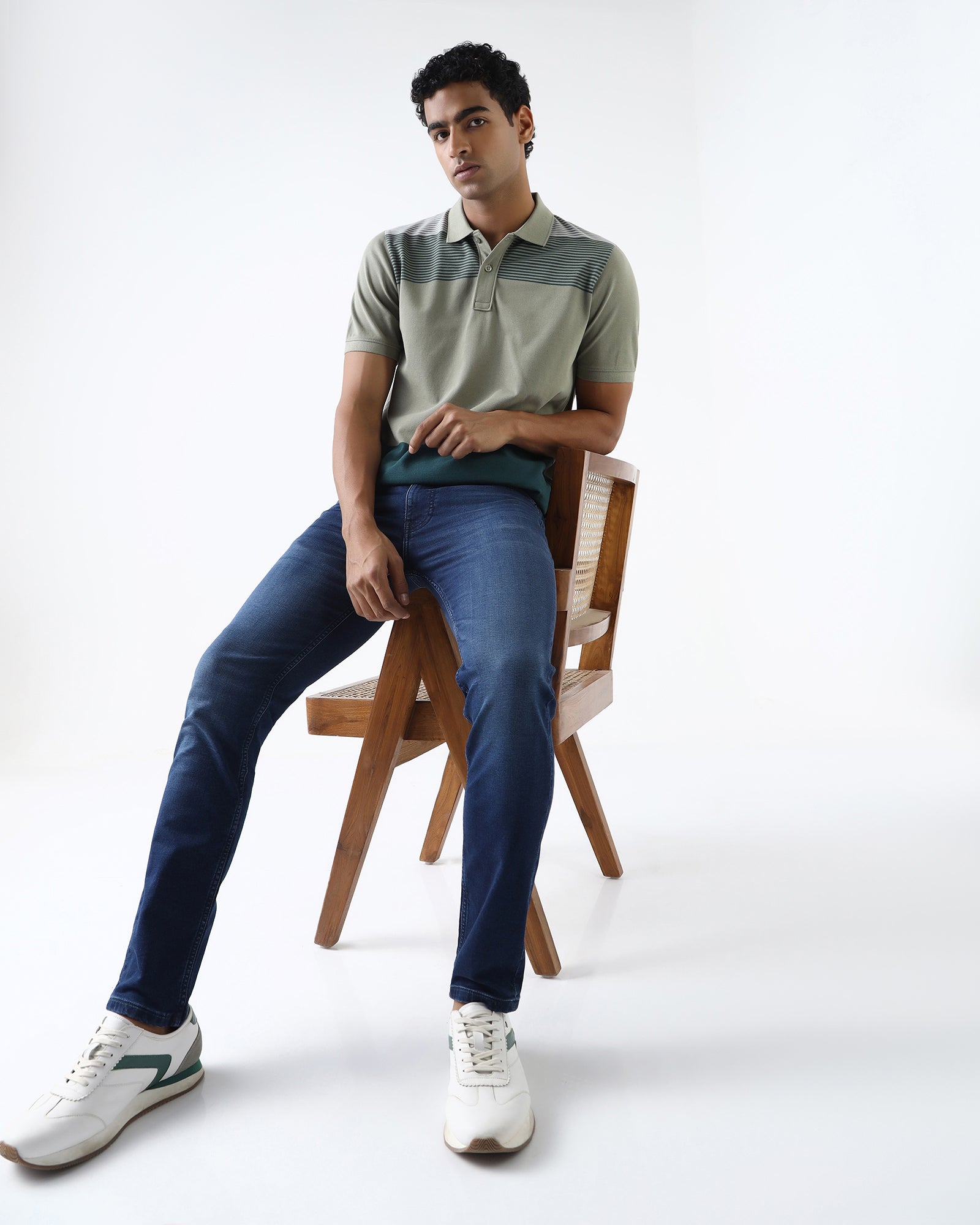 Indigo Ultrasoft Skinny Cropped Jeans - Holger