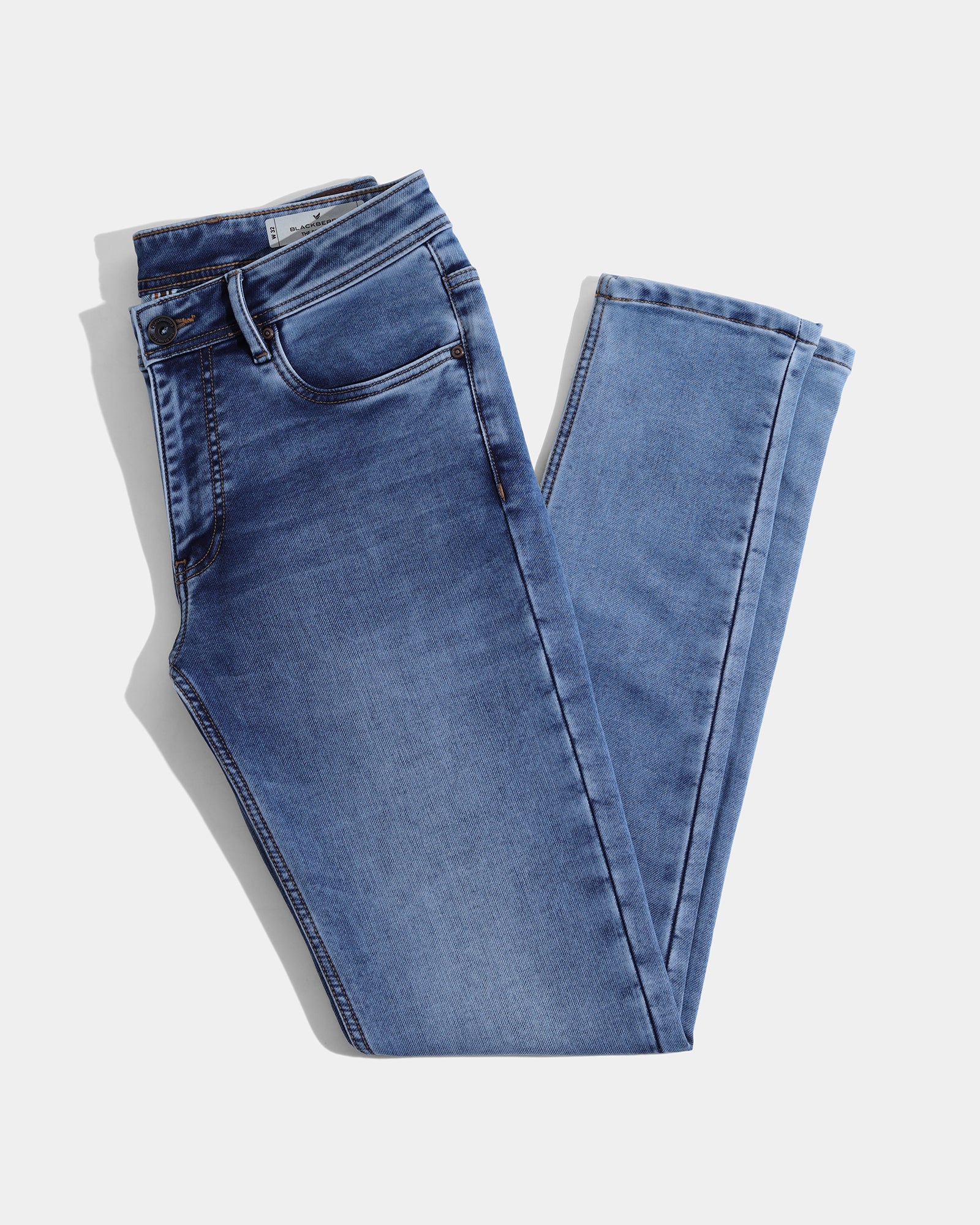 Indigo Ultrasoft Slim Fit Jeans - Baron