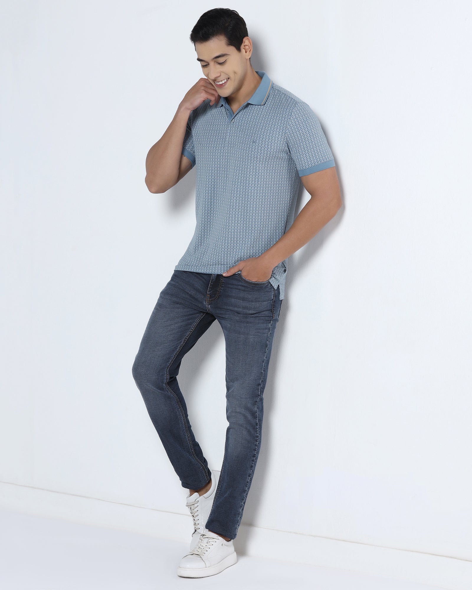 Indigo Ultrasoft Slim Fit Jeans - Bertram