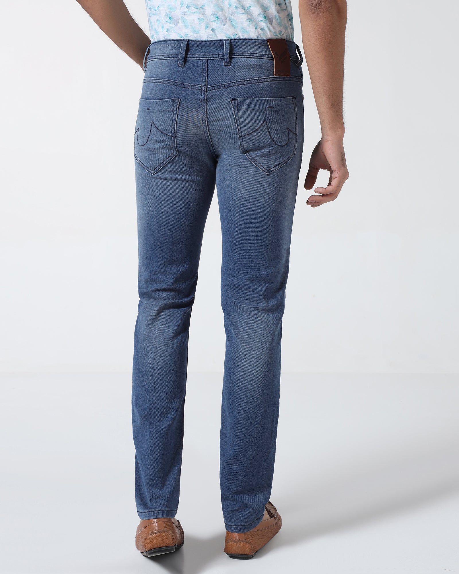 Indigo Ultrasoft Slim Fit Jeans - Leonel