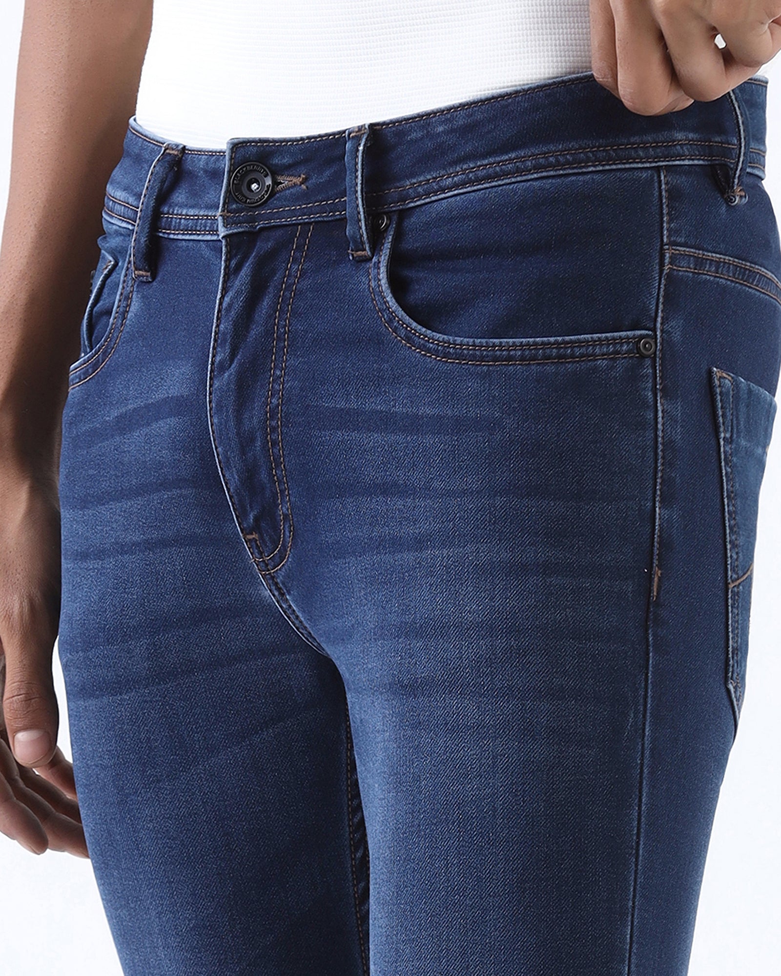 Indigo Ultrasoft Slim Fit Jeans - Magnus