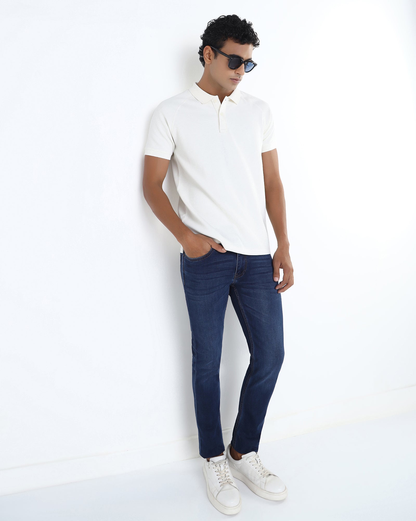 Indigo Ultrasoft Slim Fit Jeans - Magnus