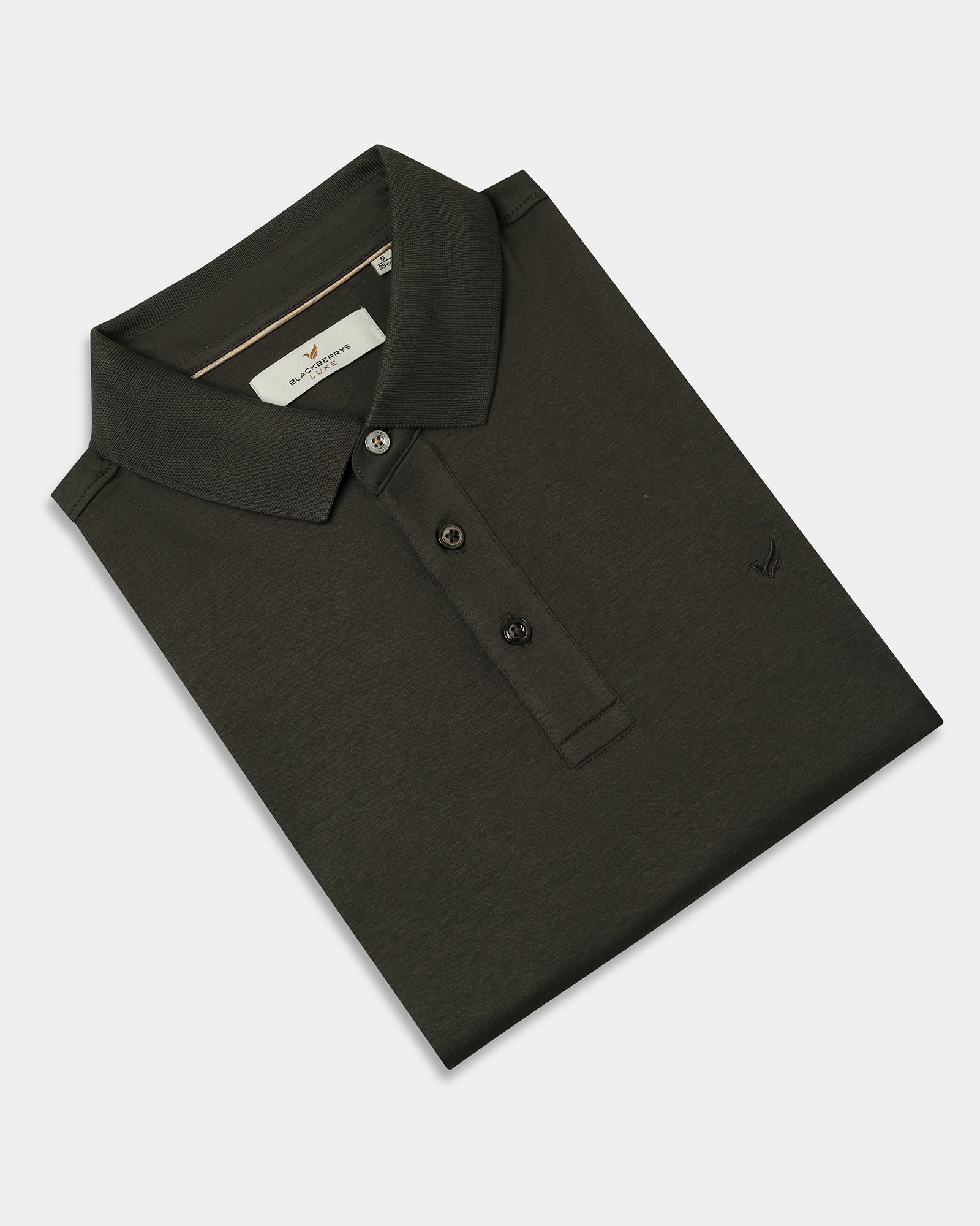 Kelp Luxe Solid Polo - Toll