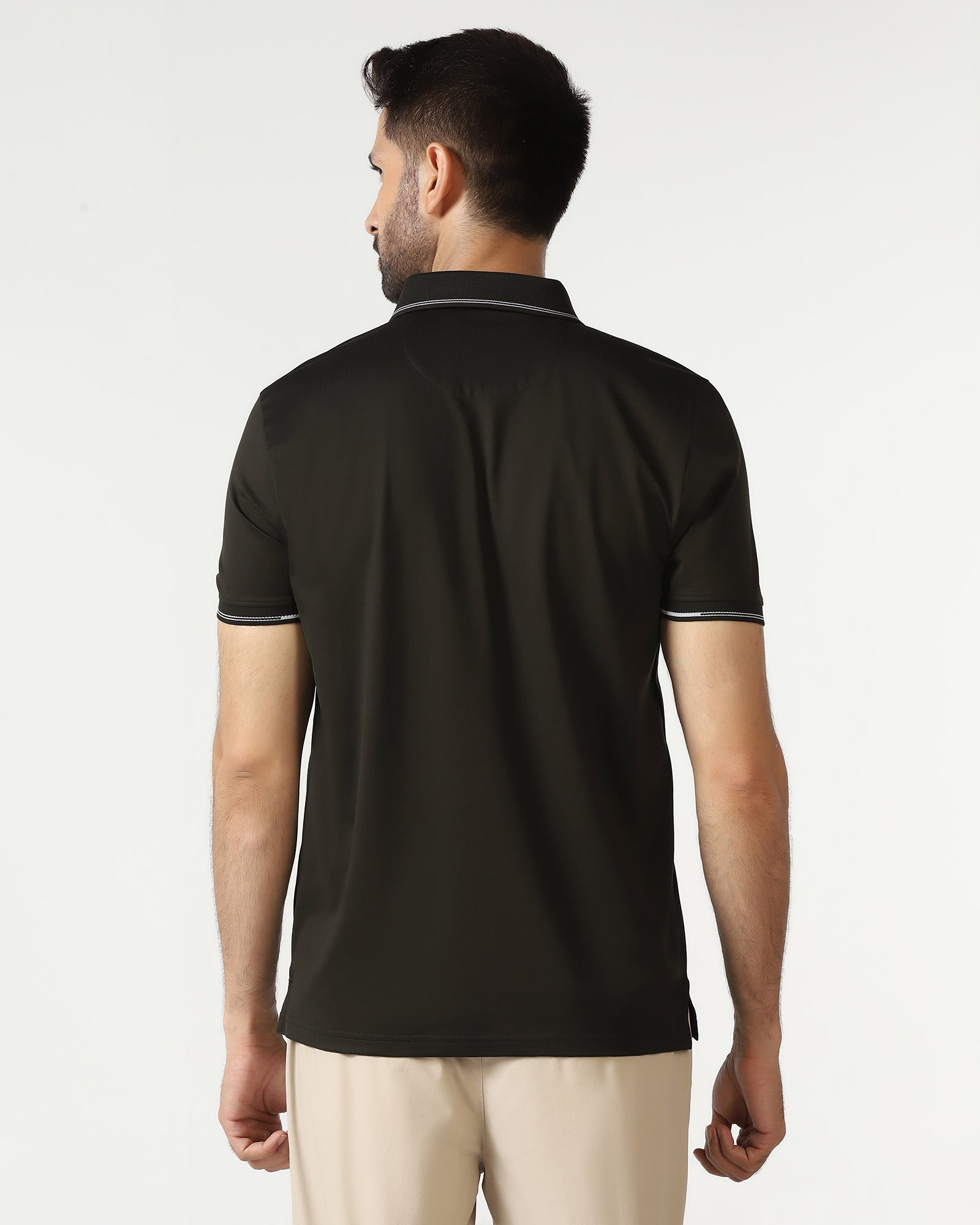Kelp Solid Polo - Mond