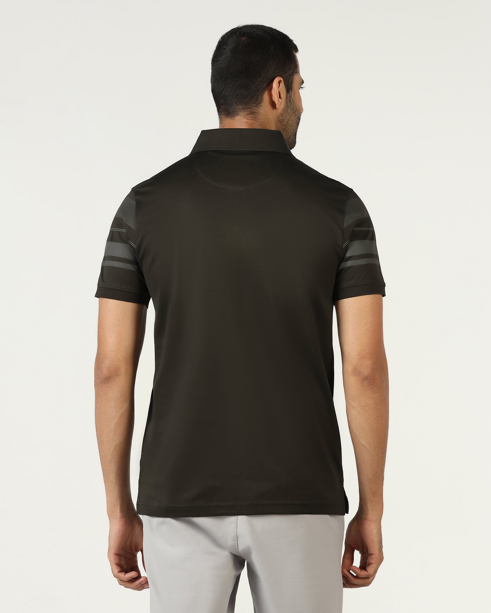 Kelp Stripe Polo - Tuck