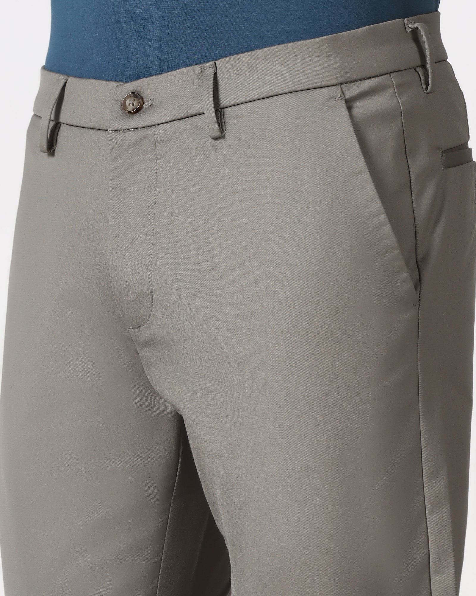 Khaki Non Iron Solid Khakis - Peter