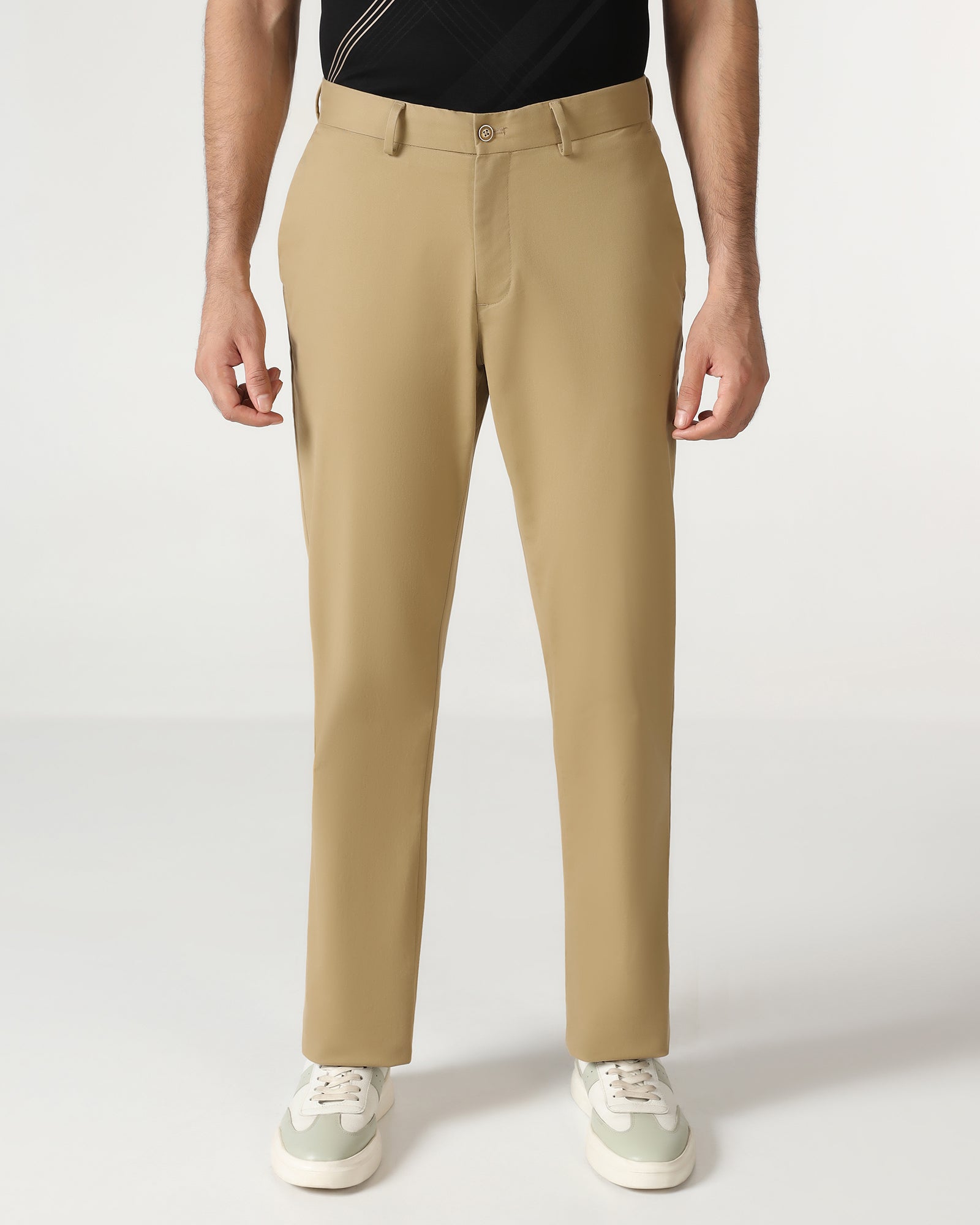 Khaki Solid Khakis - Mario