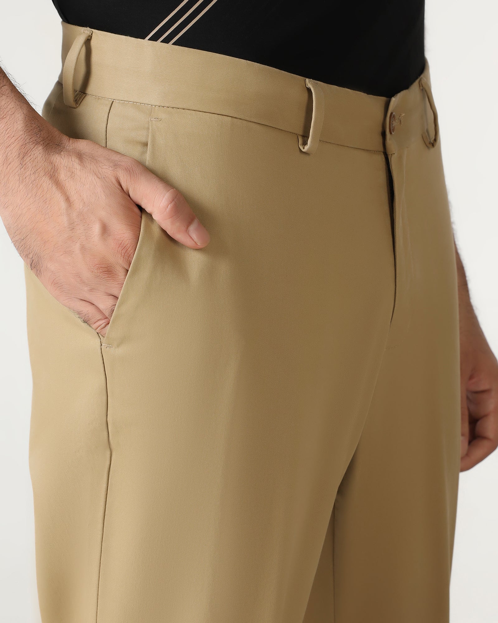 Khaki Solid Khakis - Mario