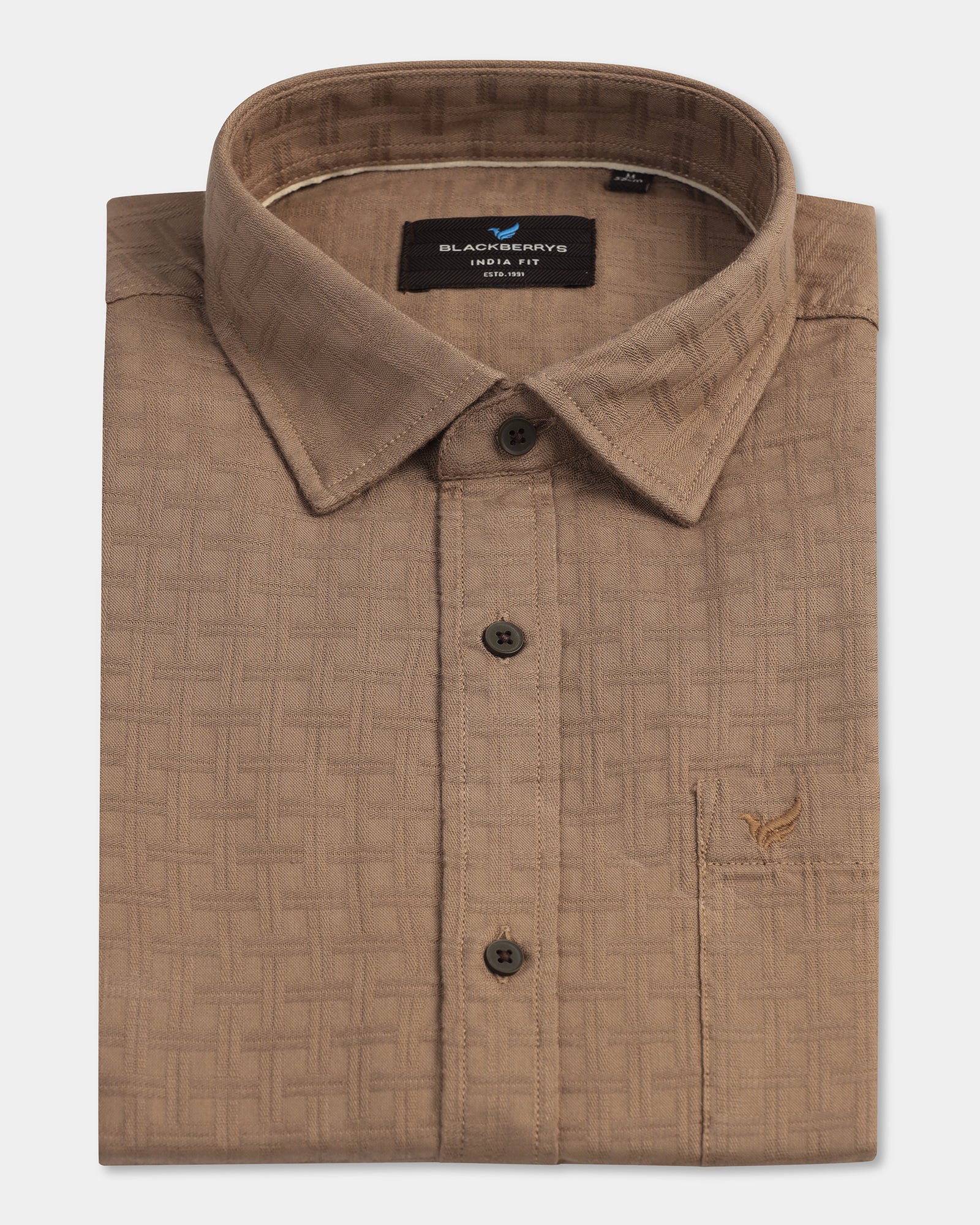 Khaki Solid Shirt - Orcad