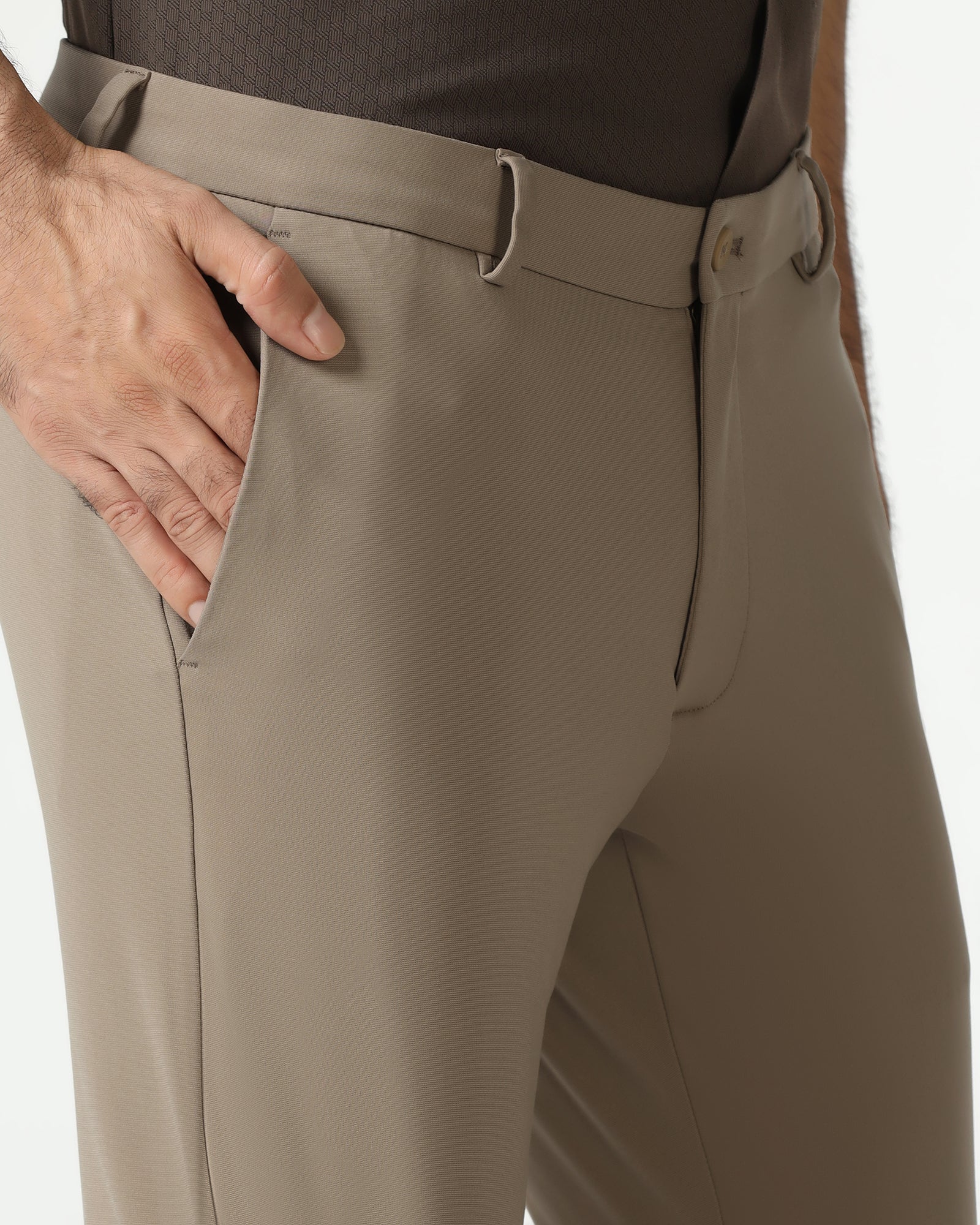 Khaki Techpro Solid Khakis - Ziea
