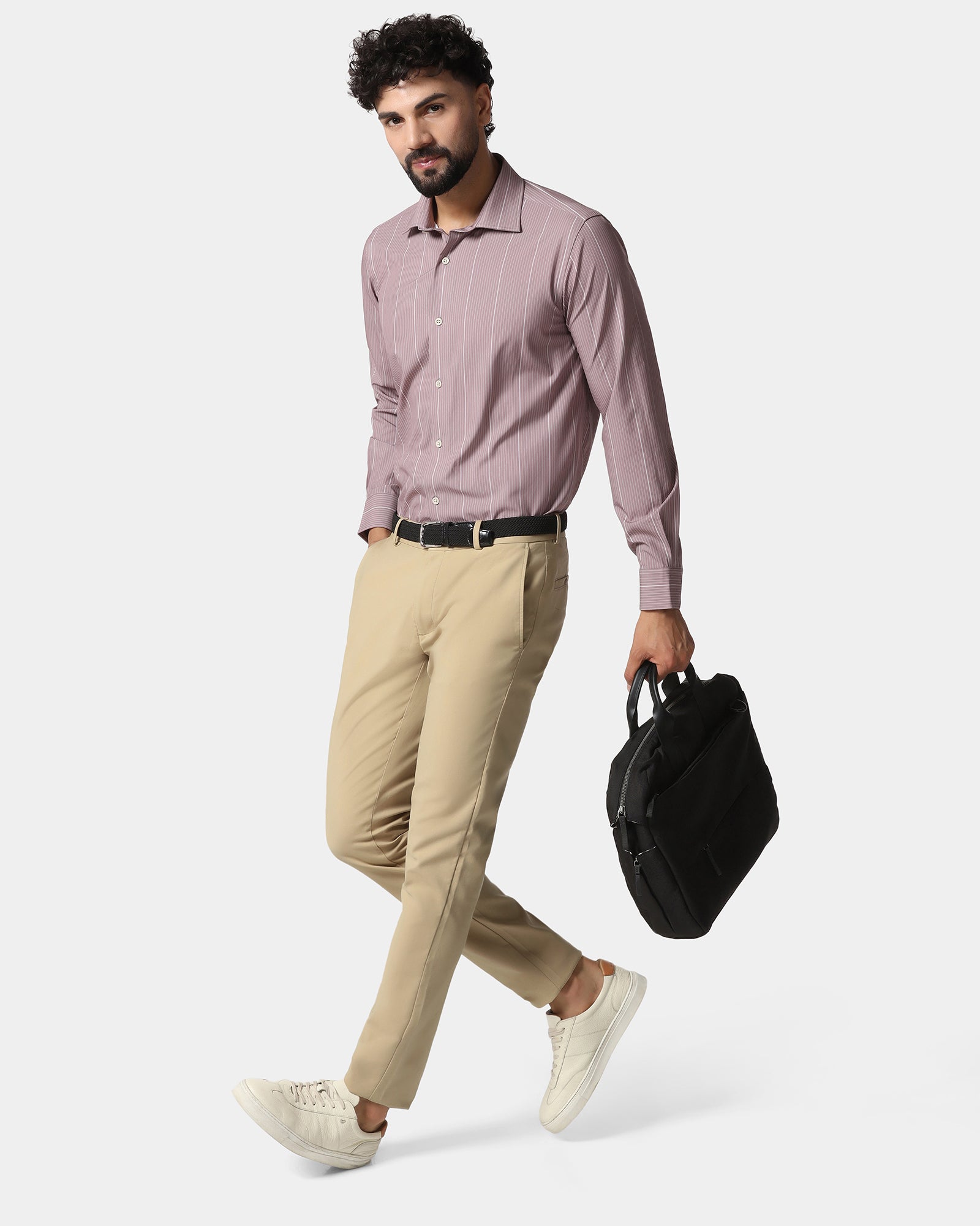 Khaki Techpro Textured Khakis - Sandy