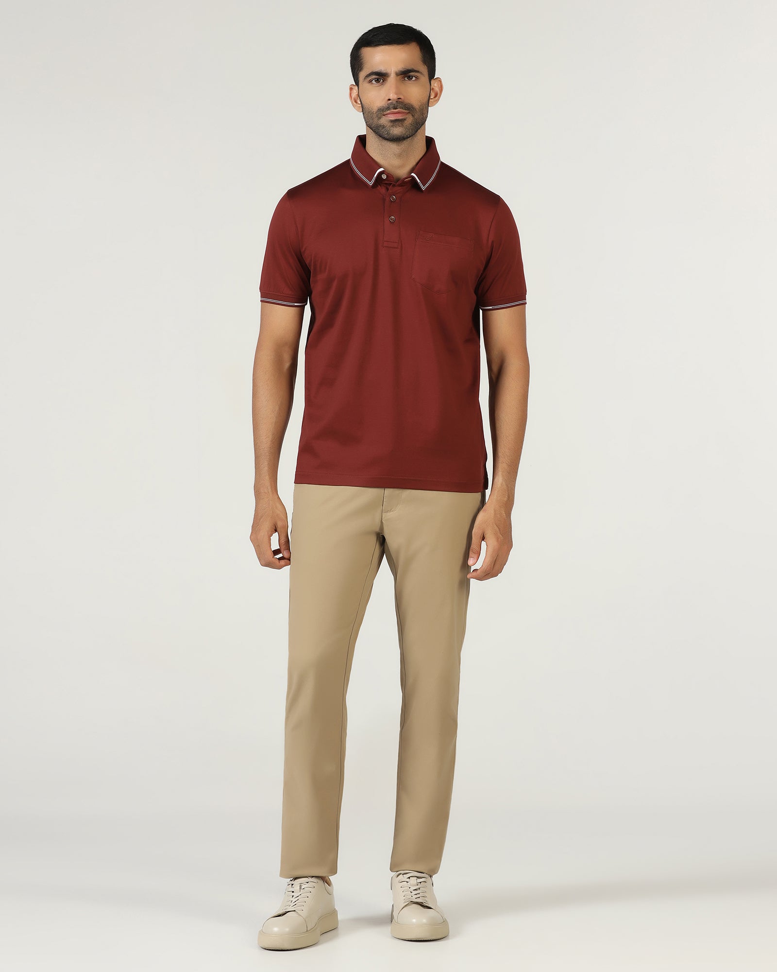 Khaki Textured Khakis - Karis