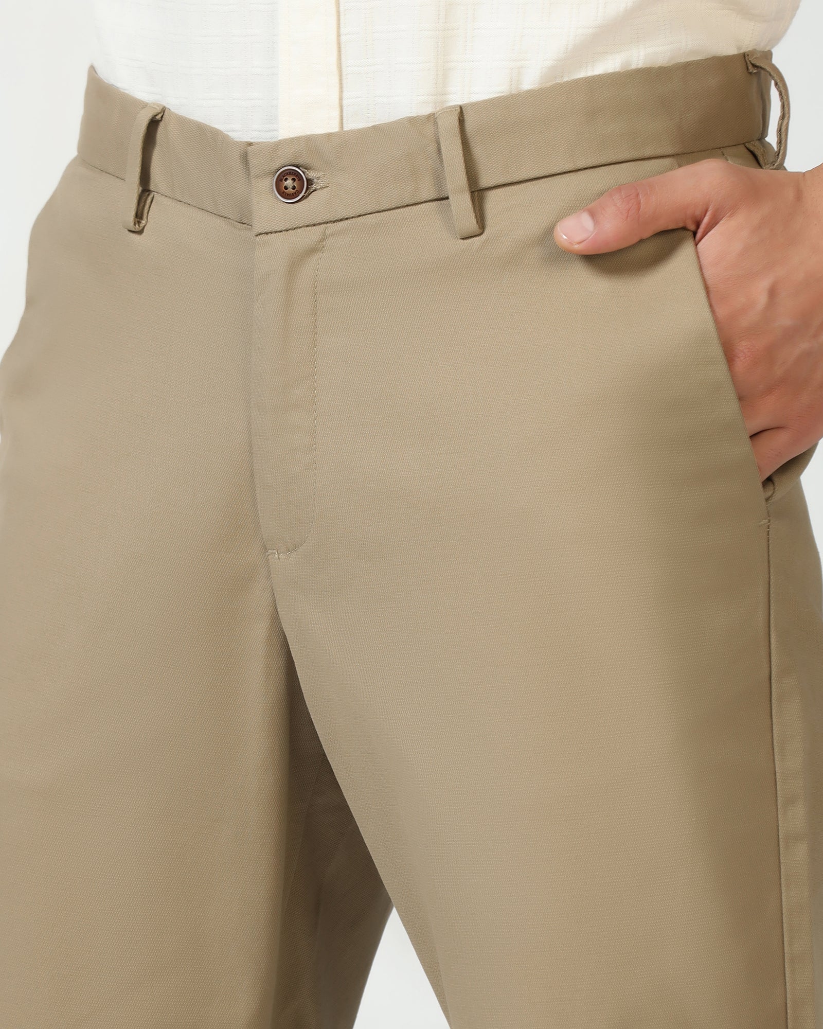 Khaki Textured Khakis - Murray