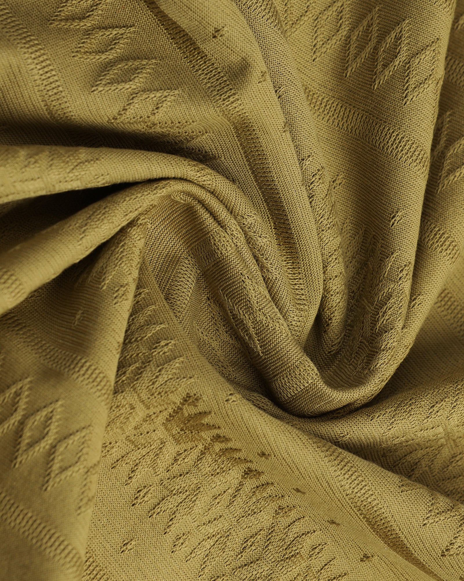 Khaki Textured Polo - Tomb