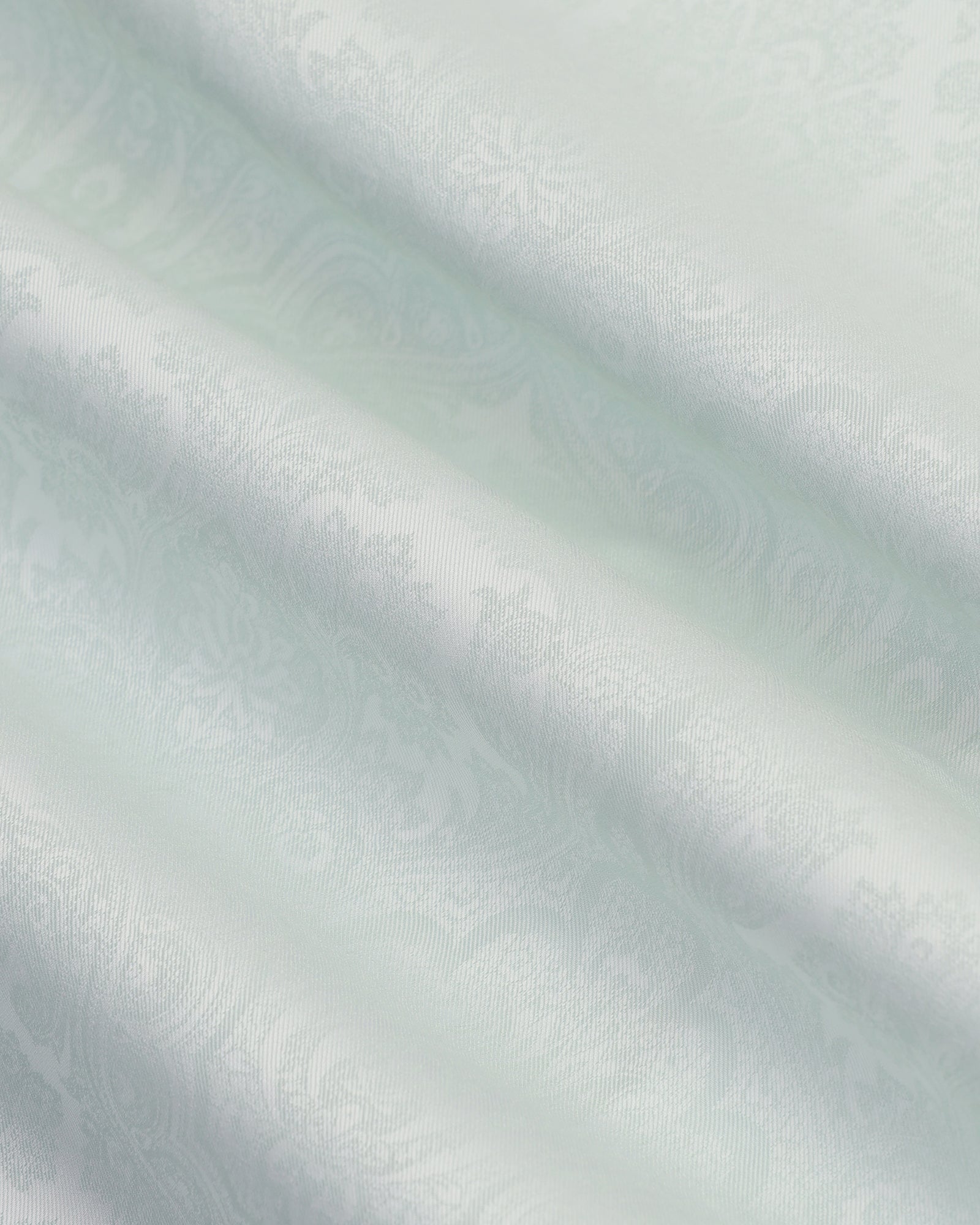 Luxe Formal Aqua Jacquard Shirt - Zinnia