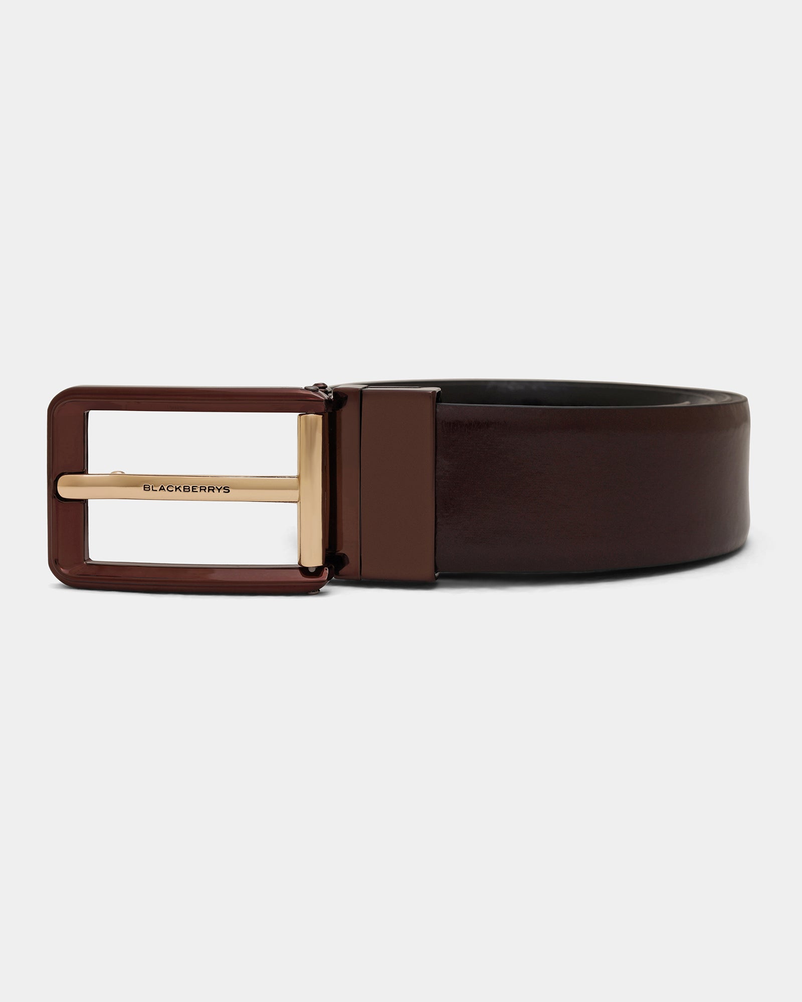 Leather Reversible Black & Brown Solid Belt - Ashdown