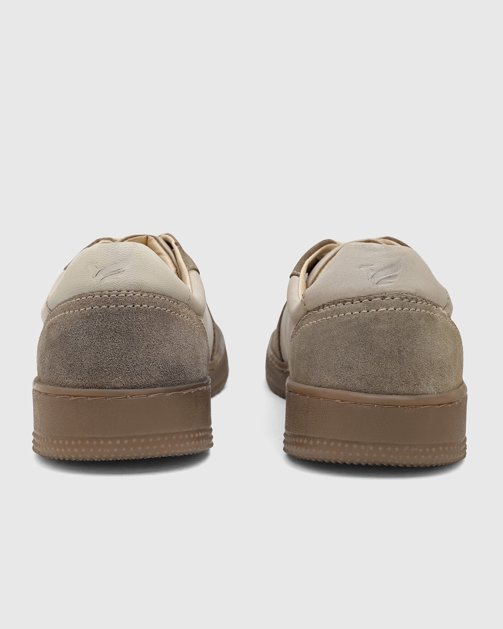 Leather Brown Solid Sneakers - Venice