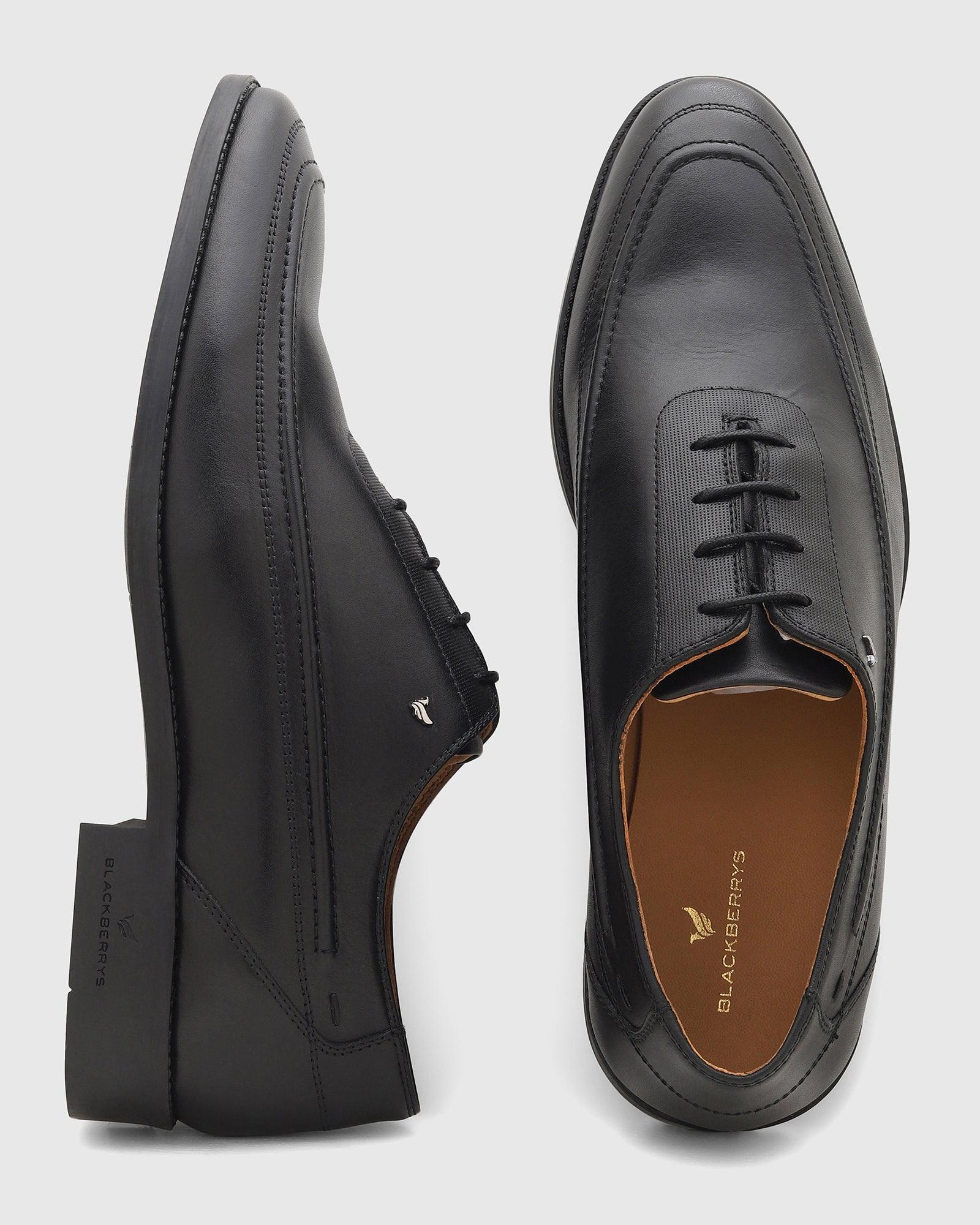 Leather Oxford Shoes In Black (Ruby) - Blackberrys