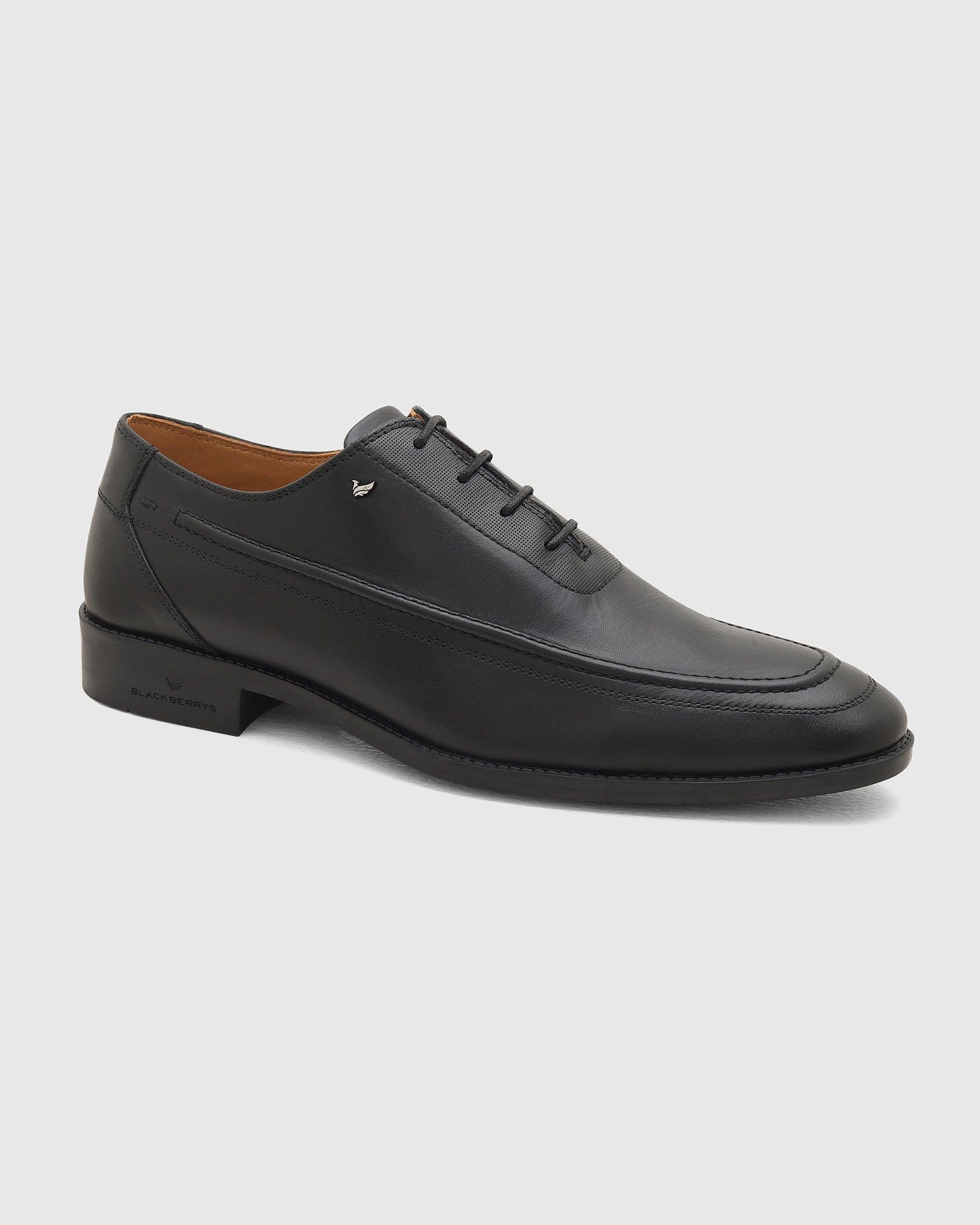 Leather Oxford Shoes In Black (Ruby) - Blackberrys