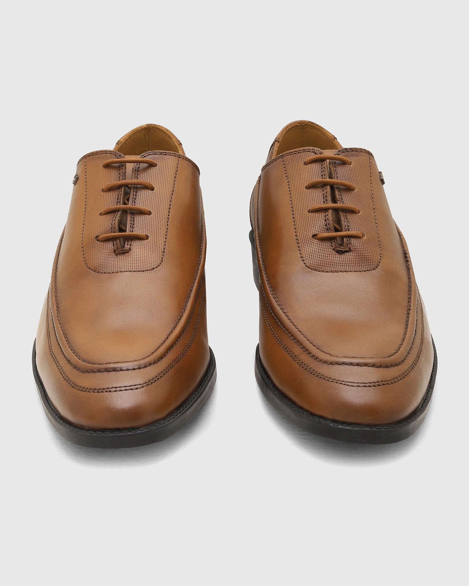 Leather Oxford Shoes In Tan (Ruby) - Blackberrys