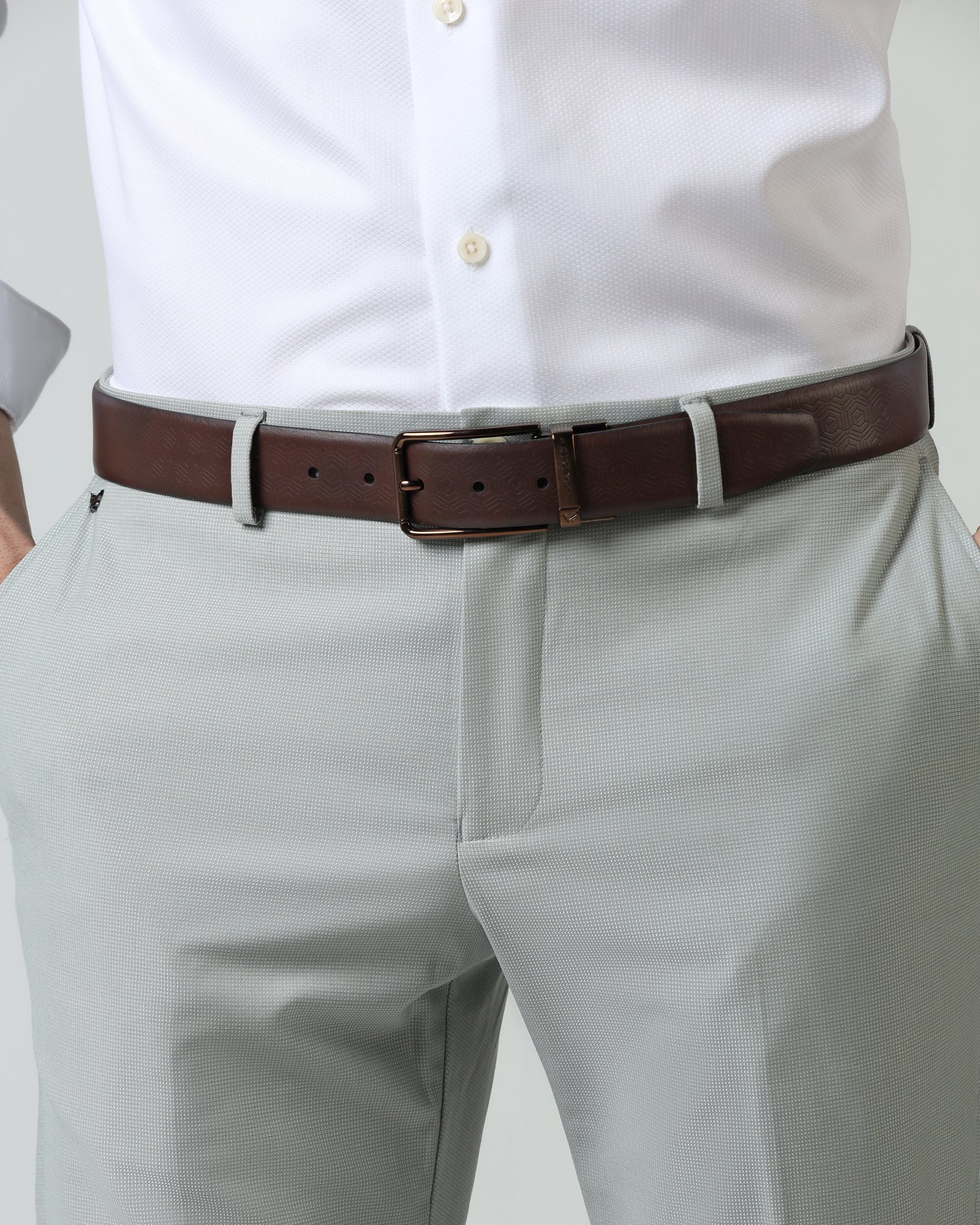 Leather Reversible Black & Brown Solid Belt - Vasil