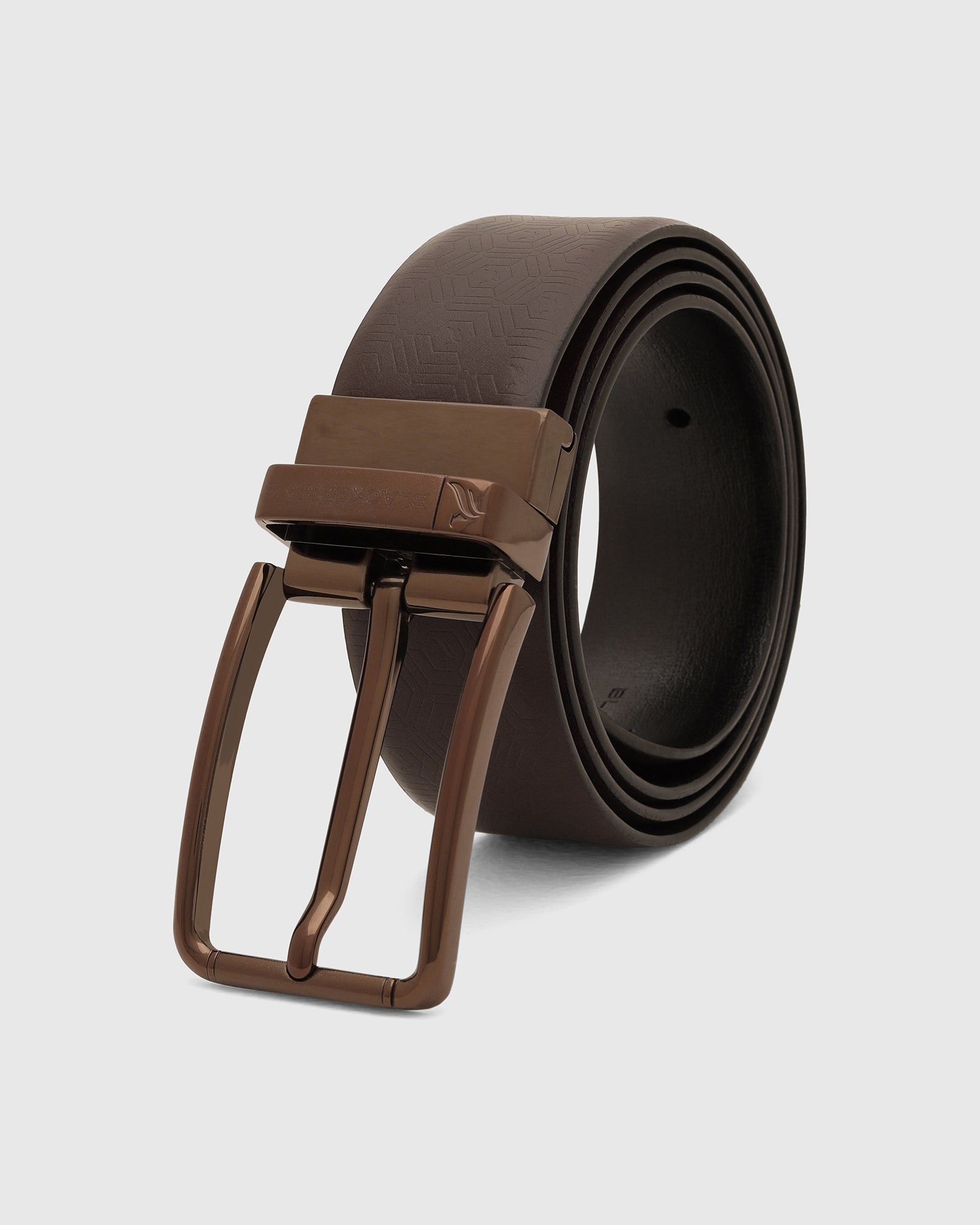 Leather Reversible Black & Brown Solid Belt - Vasil