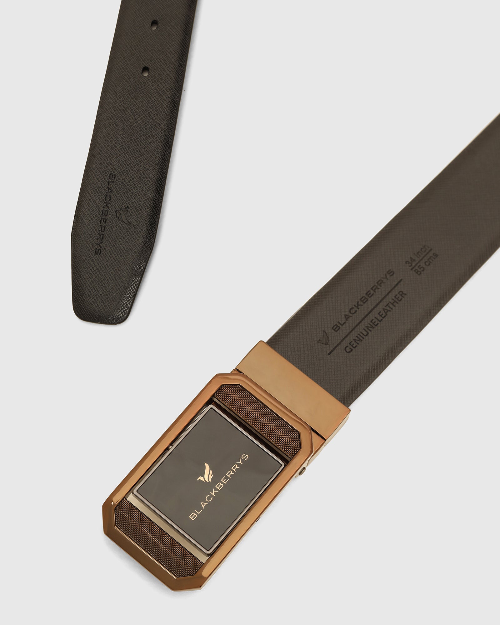 Leather Reversible Black & Brown Solid Belt - Vitor