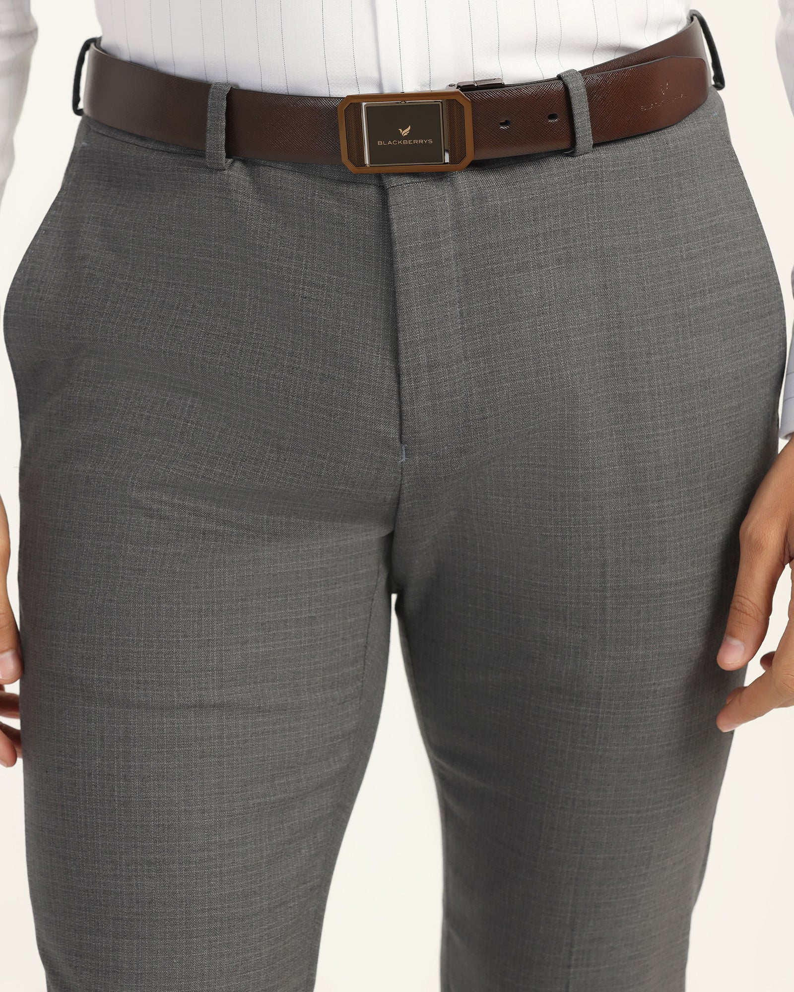 Leather Reversible Black & Brown Solid Belt - Vitor