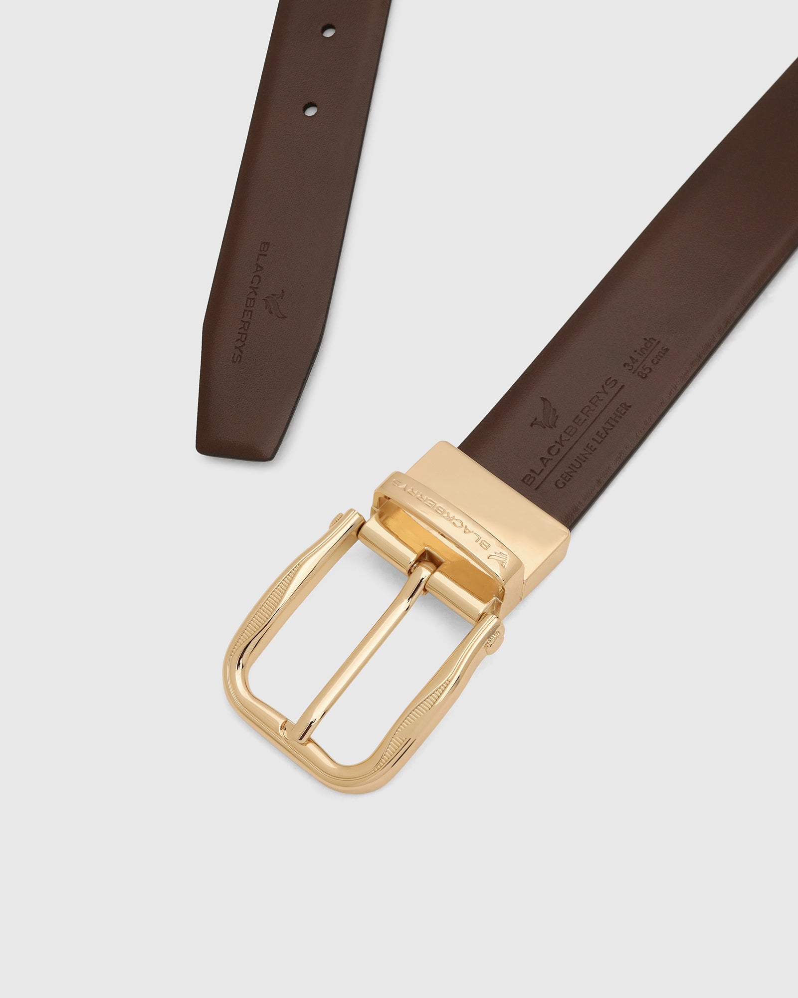 Leather Reversible Black & Brown Solid Belt - Vitus