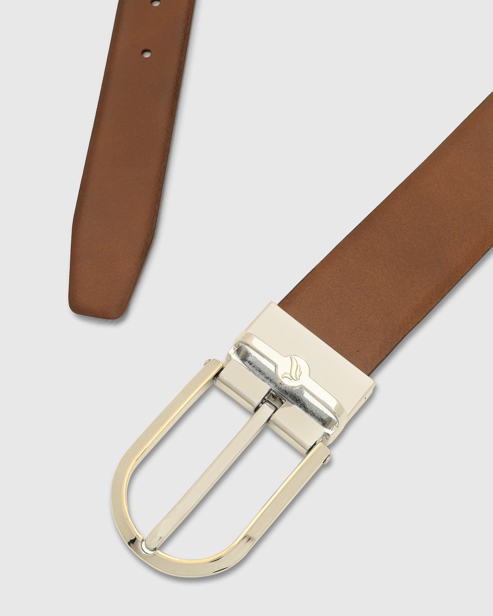 Leather Reversible Black & Tan Solid Belt - Valu