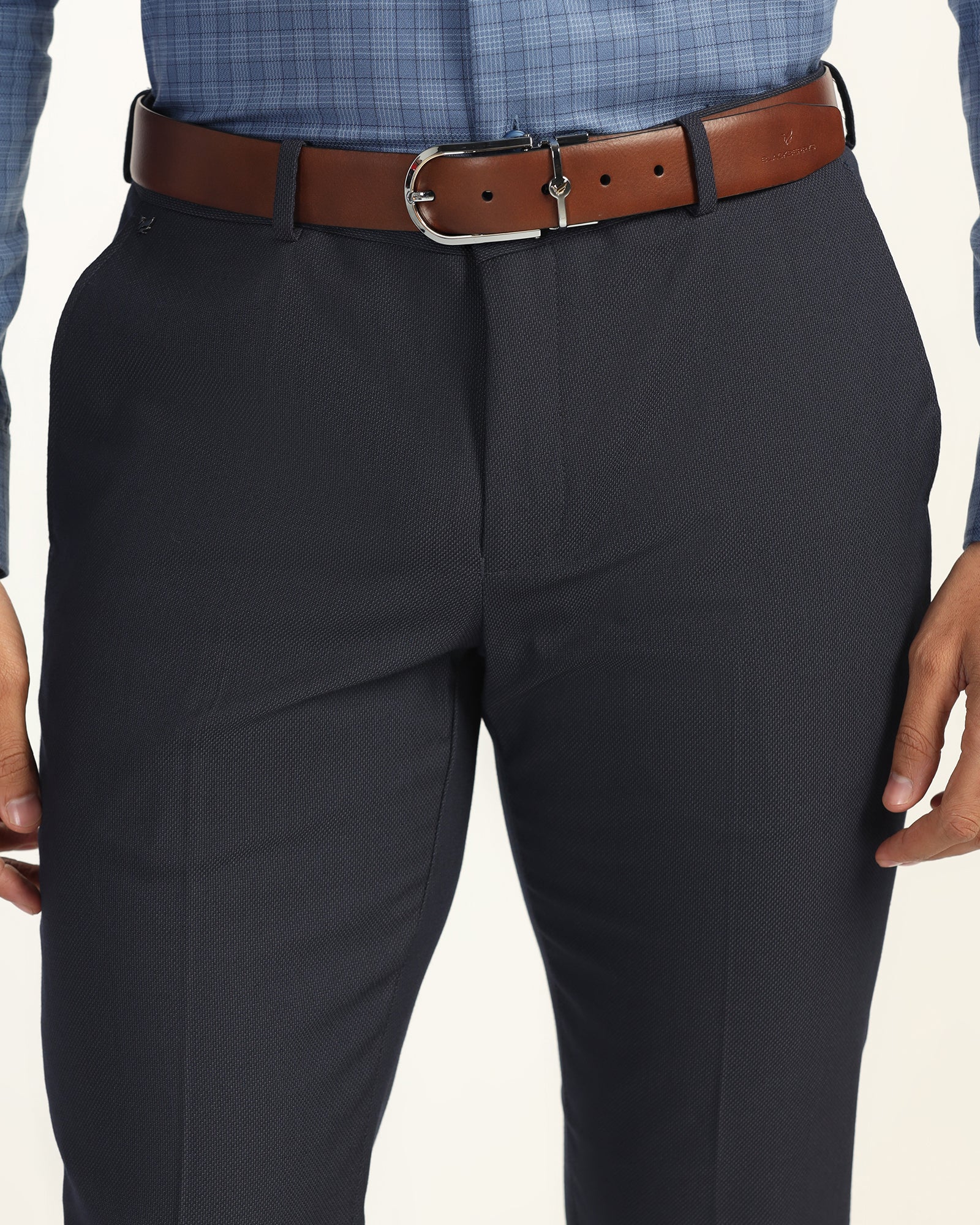 Leather Reversible Black & Tan Solid Belt - Valu