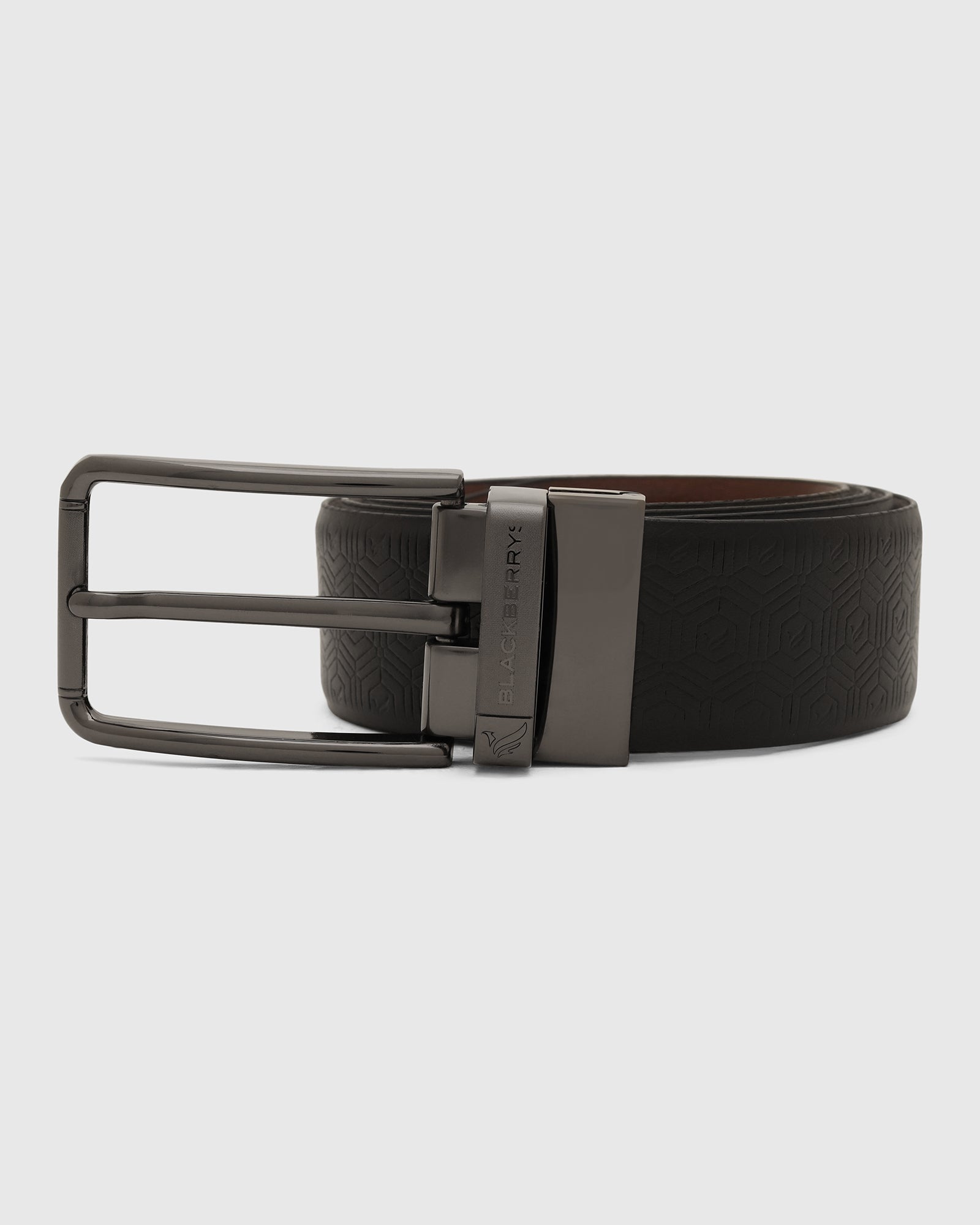 Leather Reversible Black & Tan Solid Belt - Vasil